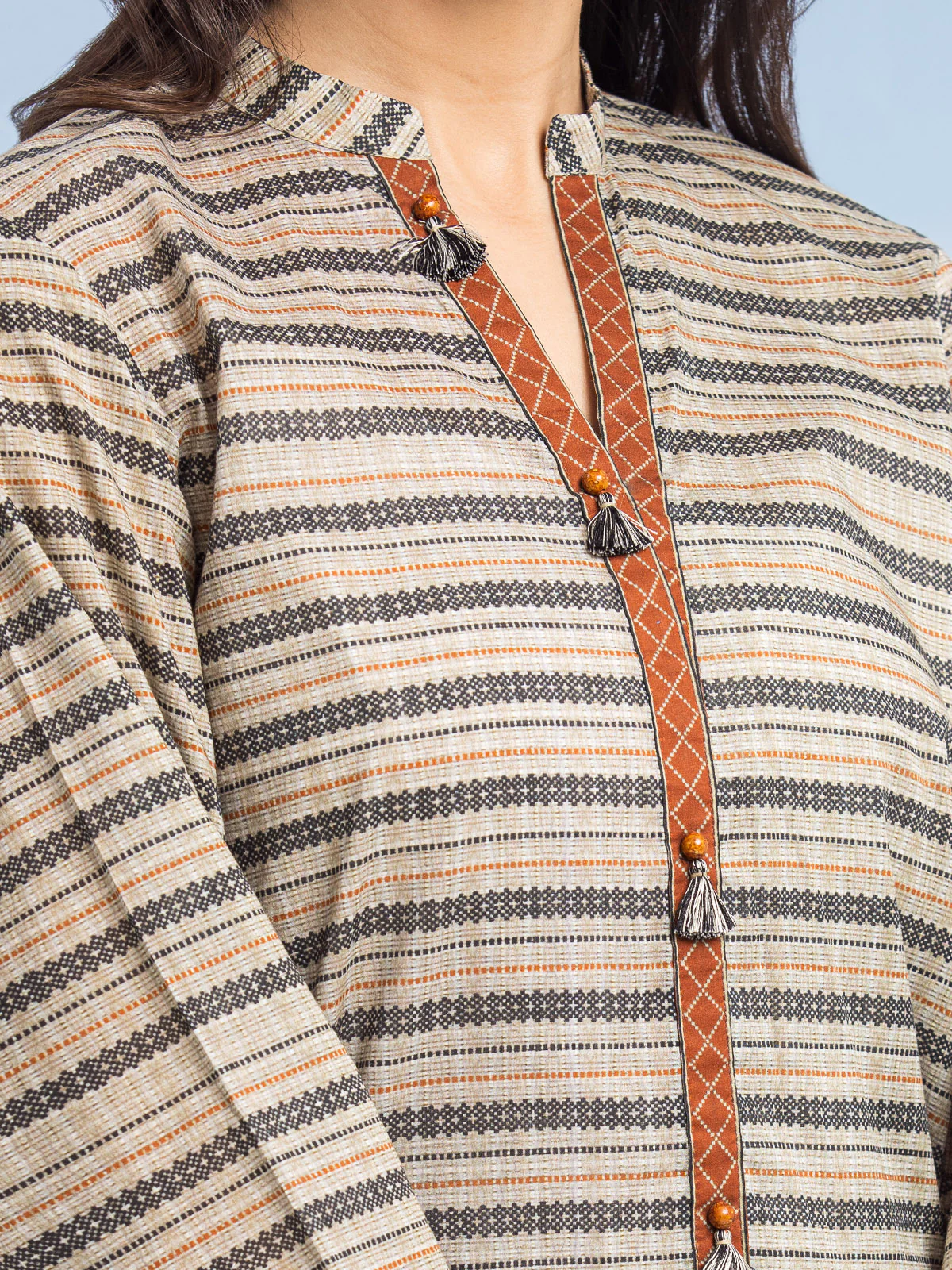 Unstitched Printed Lawn Suit - EWU24A1-28009-3P - Image 4