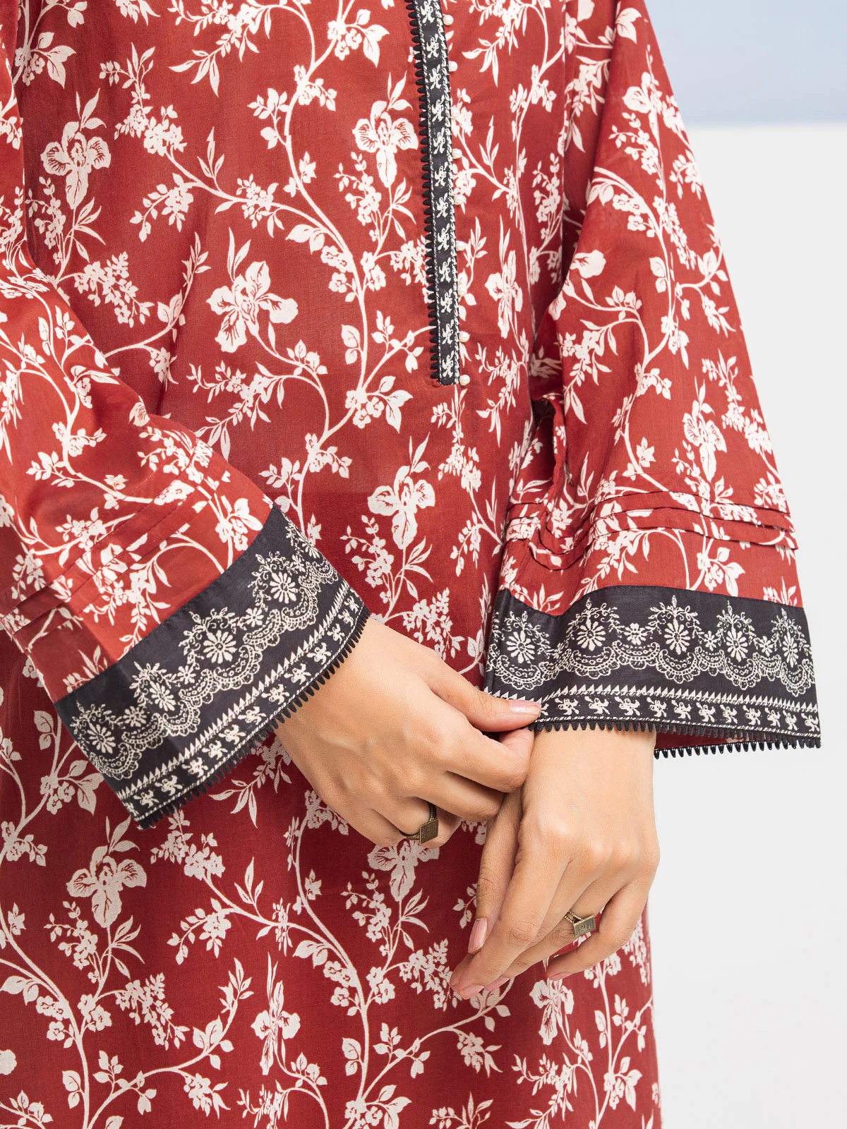 Unstitched Printed Lawn Suit - EWU24A1-28047-3P - Image 5