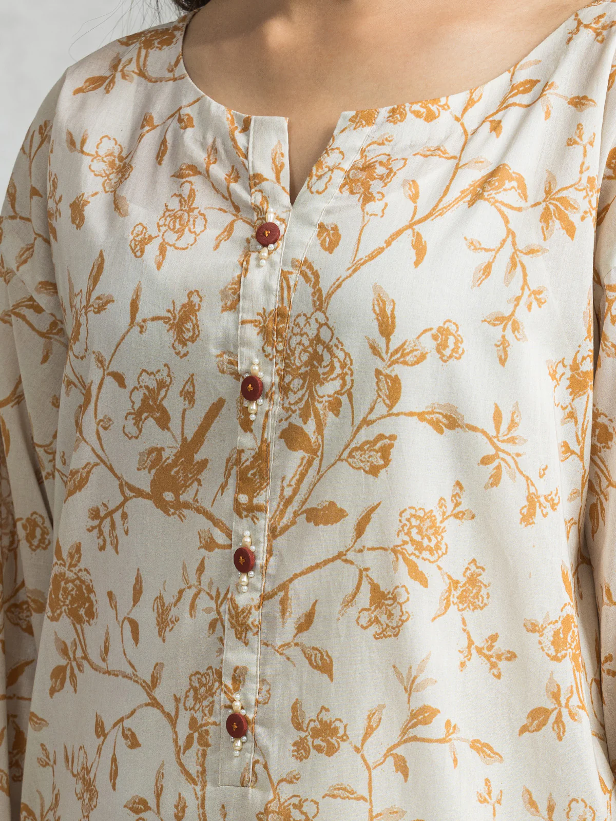 Unstitched Printed Lawn Suit - EWU24A1-28061-3P - Image 3