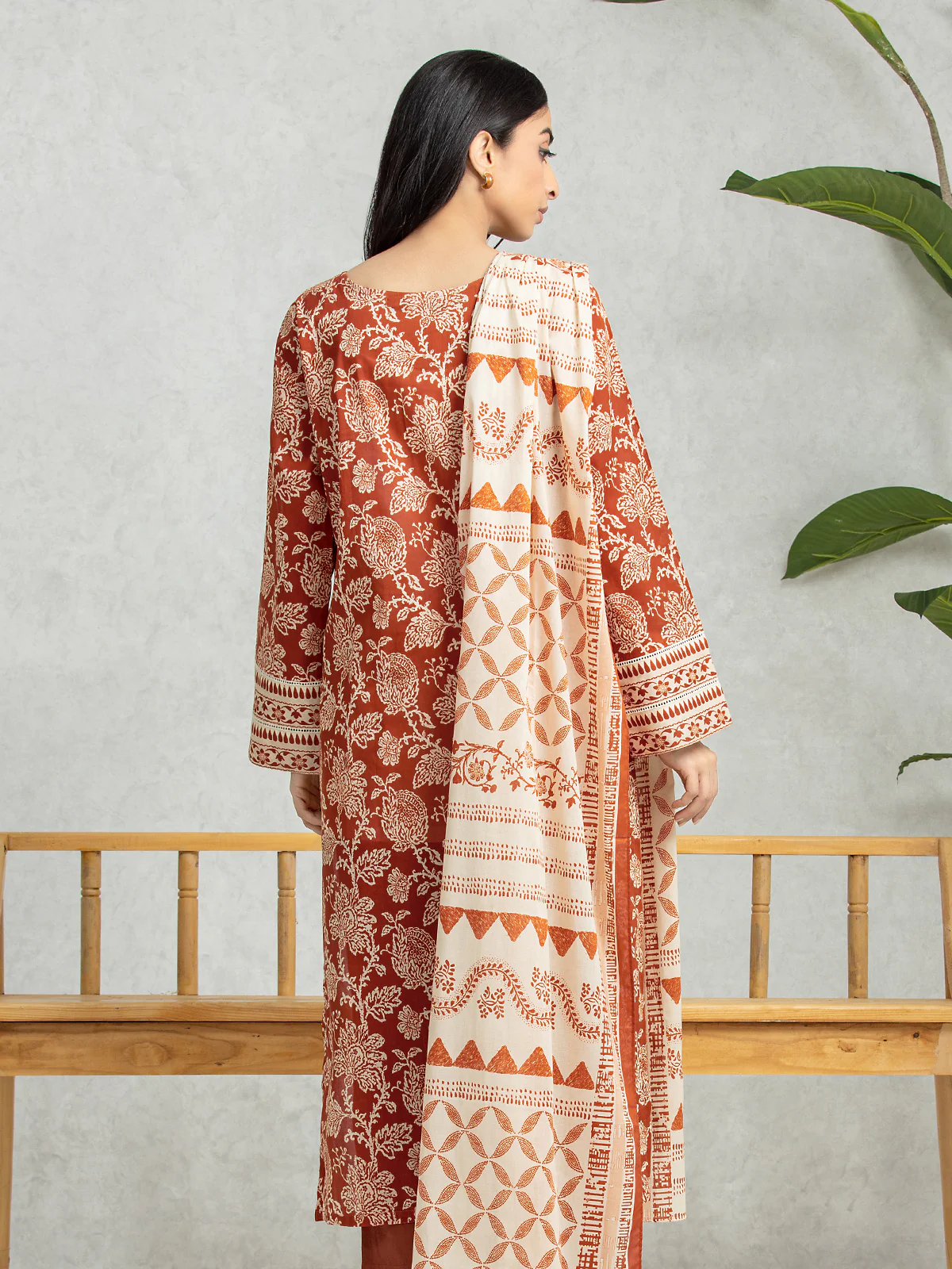 Unstitched Printed Lawn Suit - EWU24A1-28202-3P - Image 2