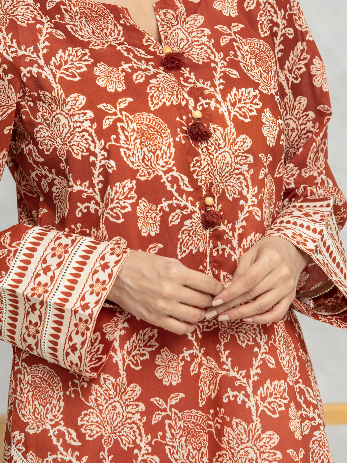 Unstitched Printed Lawn Suit - EWU24A1-28202-3P - Image 3
