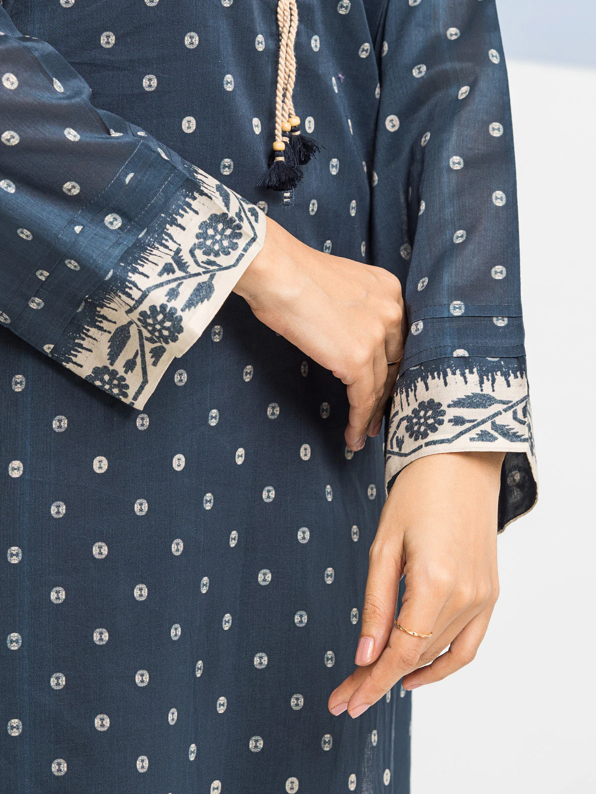Unstitched Printed Lawn Suit - EWU24A1-28208-3P - Image 4
