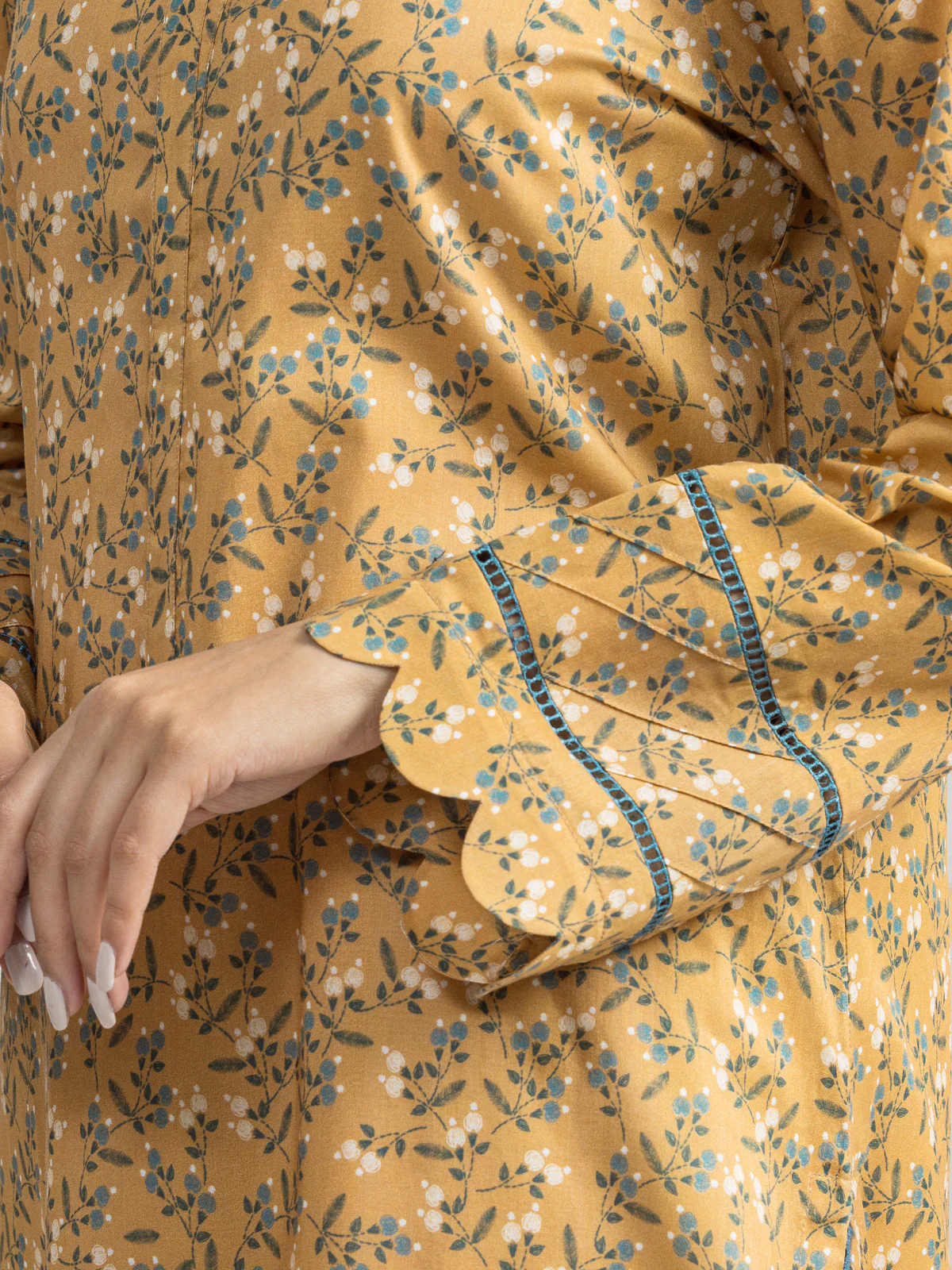 Unstitched Printed Lawn Suit - EWU24A1-28216-3P - Image 3