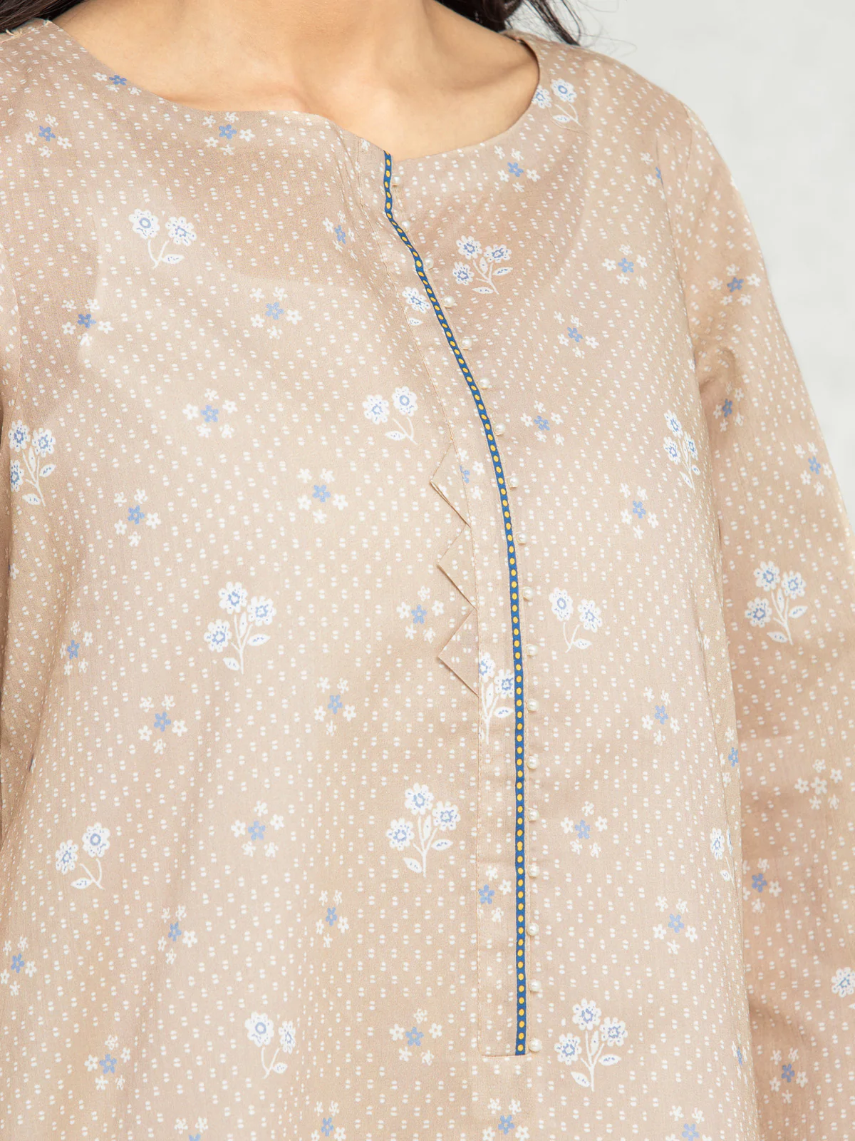 Unstitched Printed Lawn Suit - EWU24A1-28219-3P - Image 3