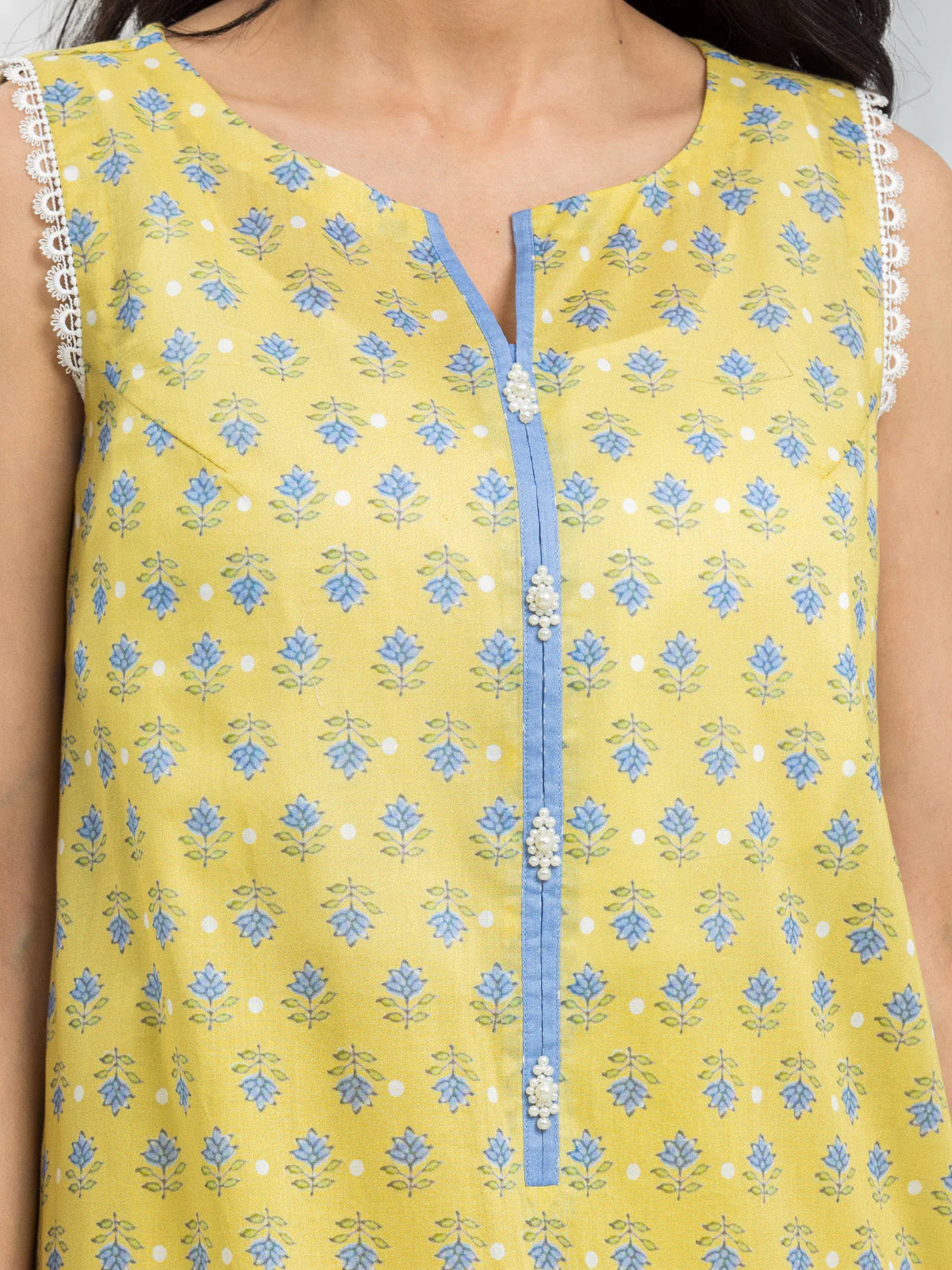 Unstitched Printed Lawn Suit - EWU24A1-28238-3P - Image 3