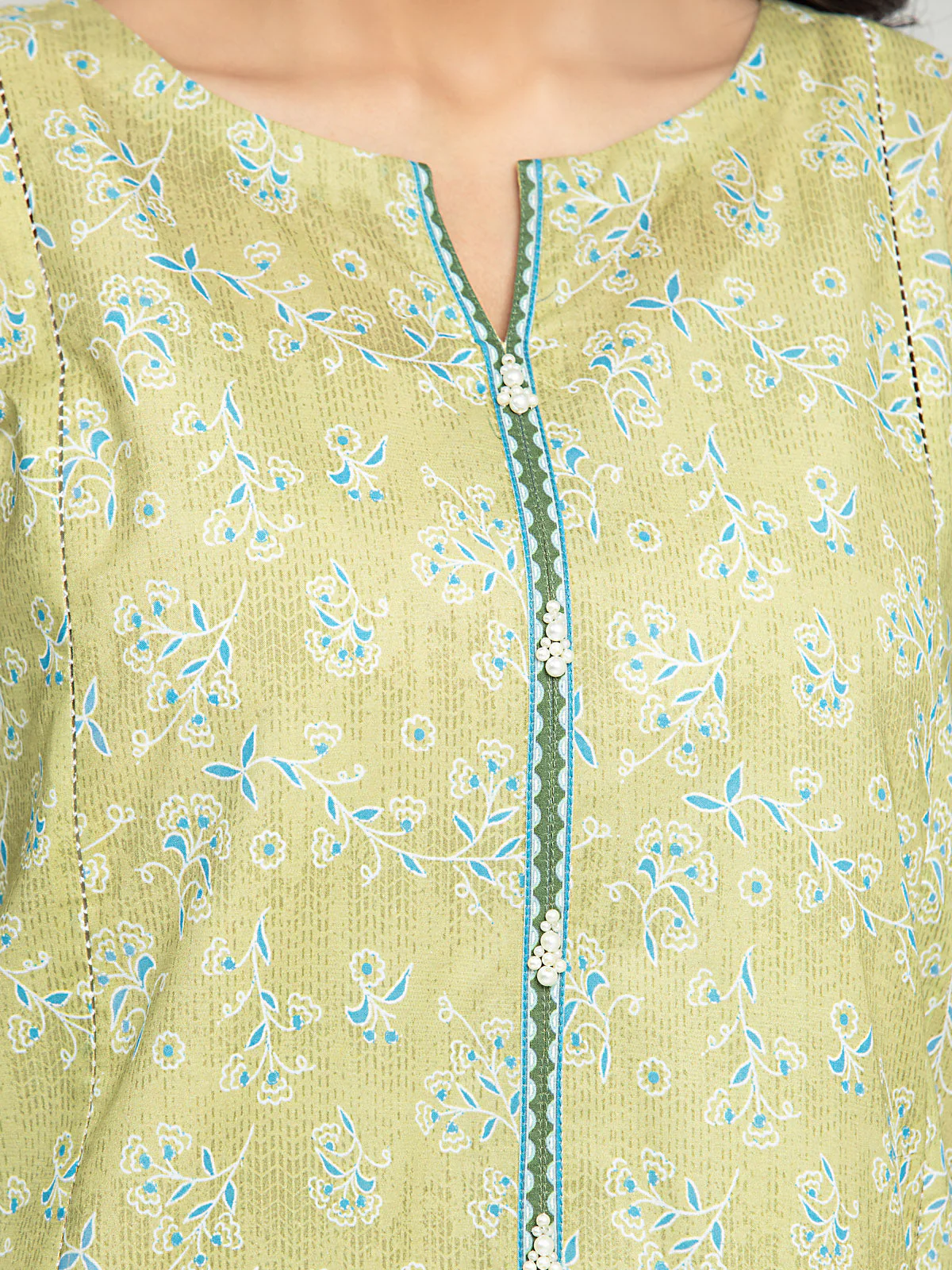 Unstitched Printed Lawn Suit - EWU24A1-28251-3P - Image 3
