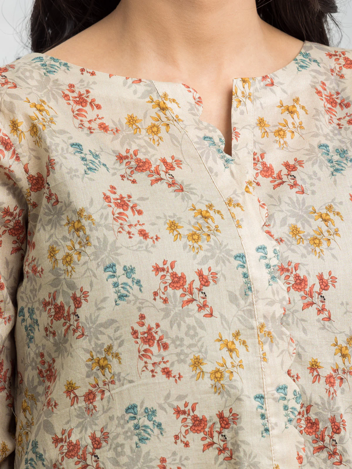 Unstitched Printed Lawn Suit - EWU24A1-28276-3P - Image 3