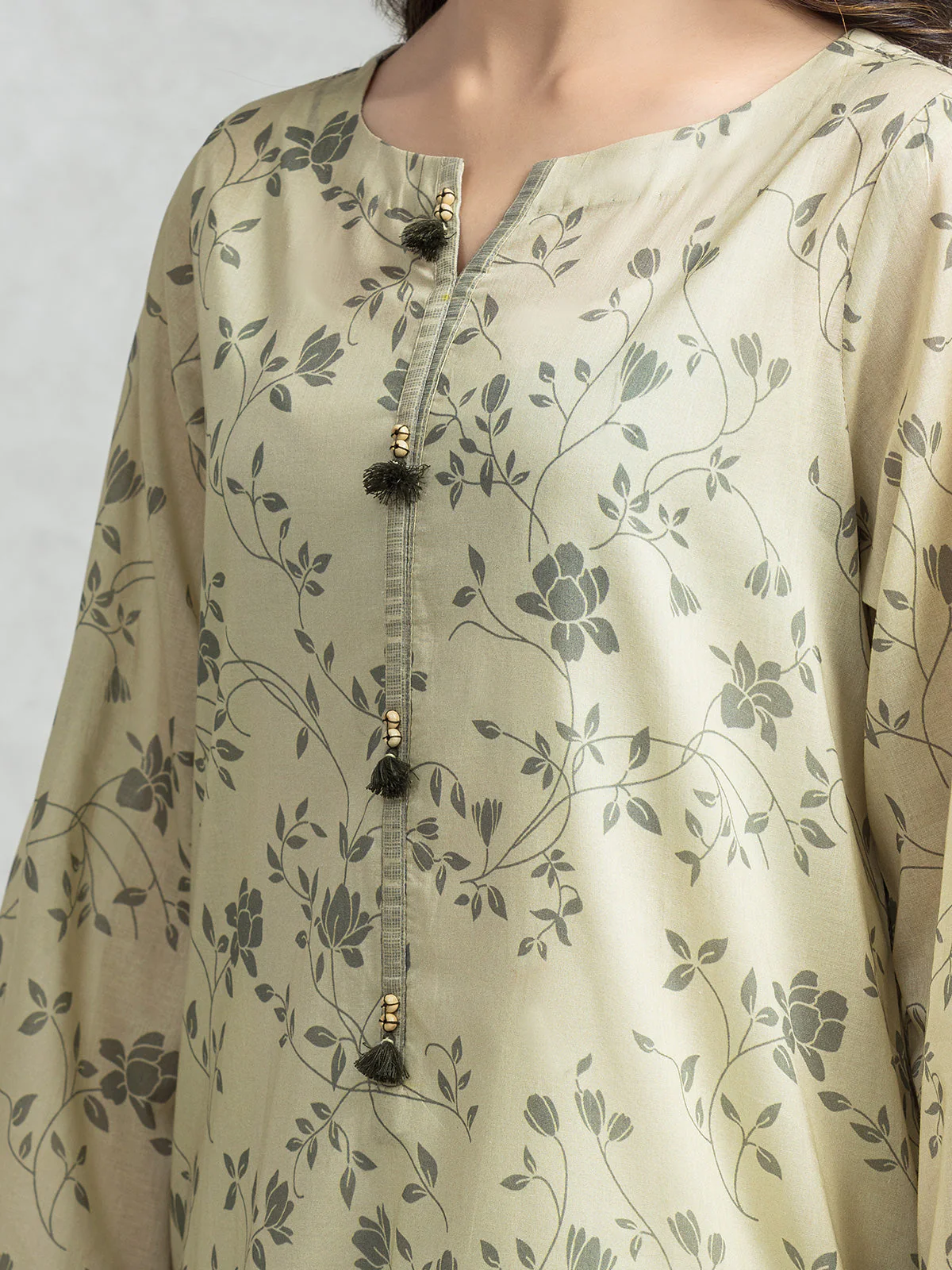 Unstitched Printed Lawn Suit - EWU24A1-28323-3P - Image 2