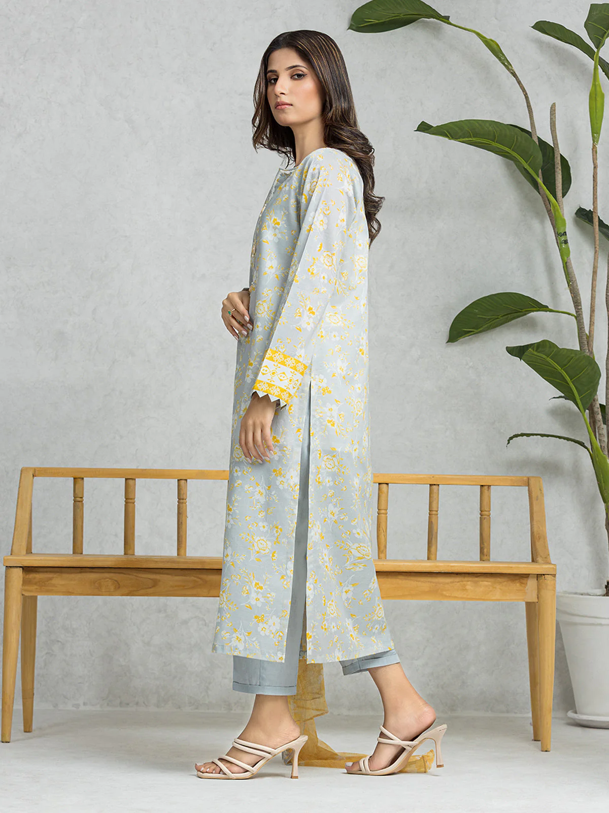 Unstitched Printed Lawn Suit - EWU24A1-28382-3P - Image 5