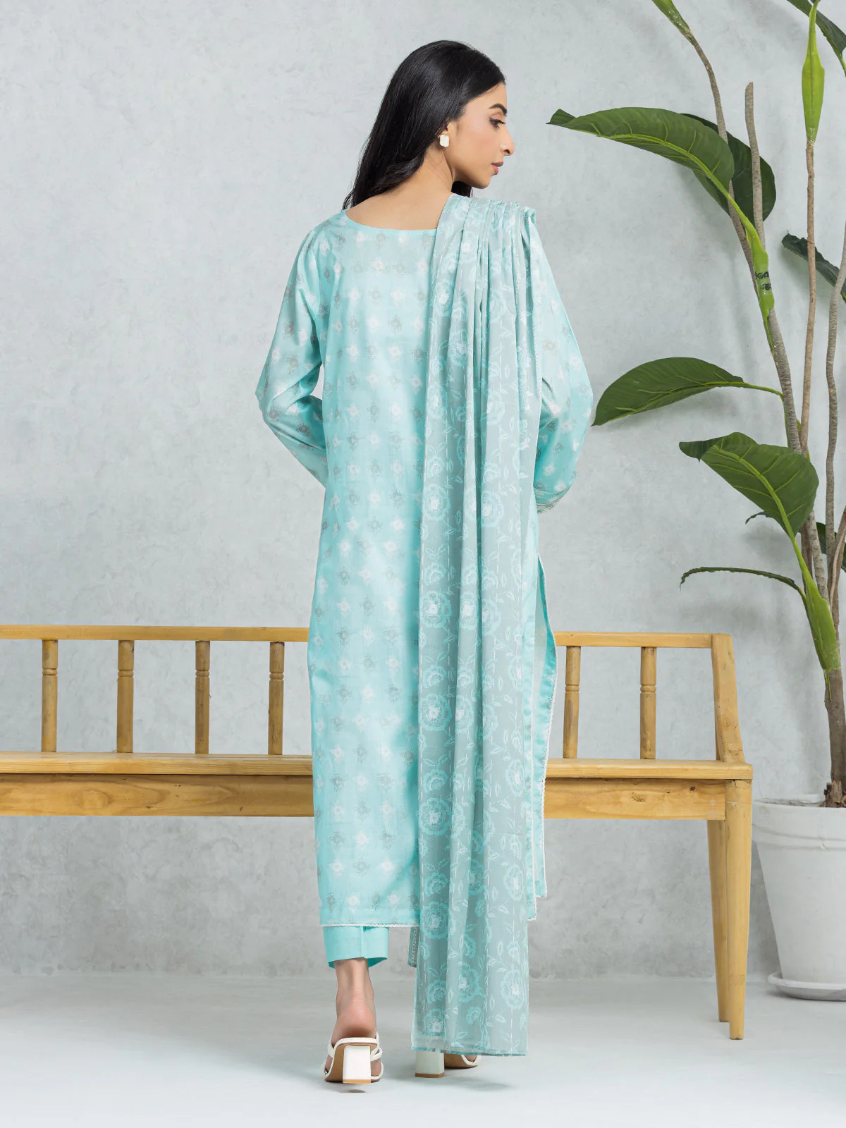 Unstitched Printed Lawn Suit - EWU24A1-28400-3P - Image 4
