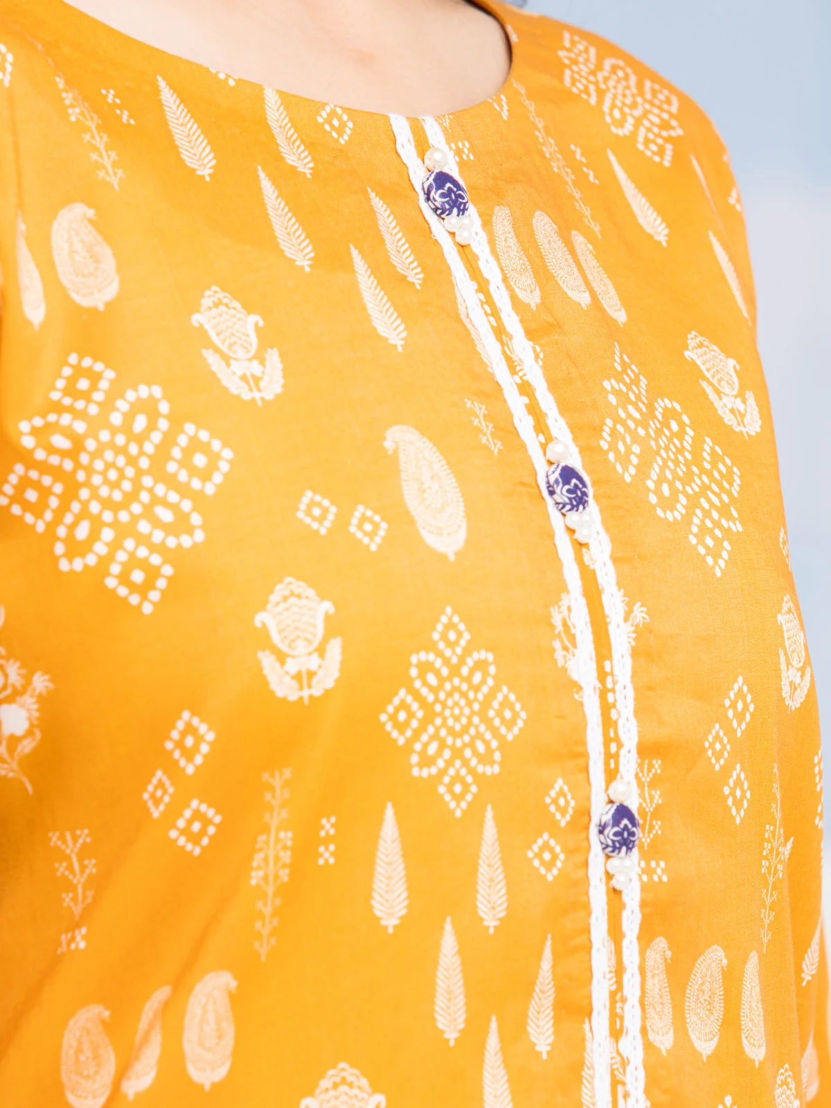 Unstitched Printed Lawn Suit - EWU24A1-28404-3P - Image 4