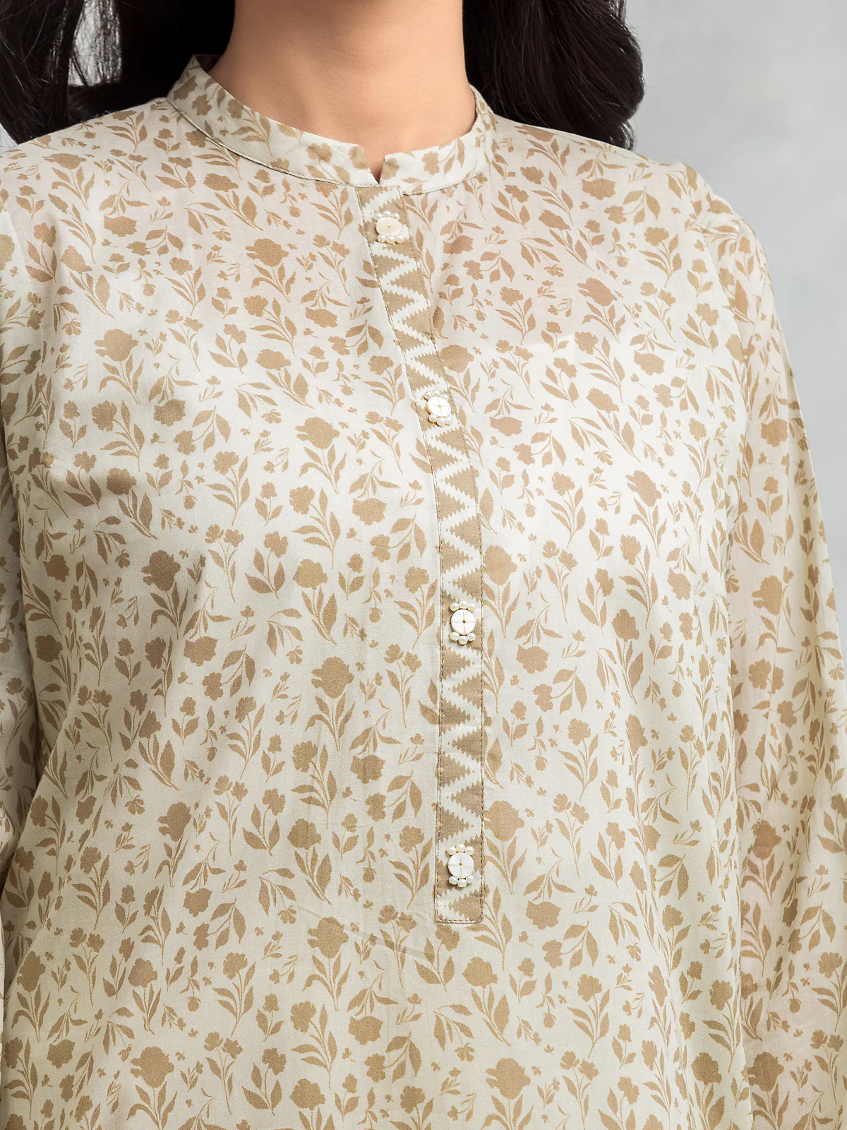 Unstitched Printed Lawn Suit - EWU24A1-28418-3P - Image 4