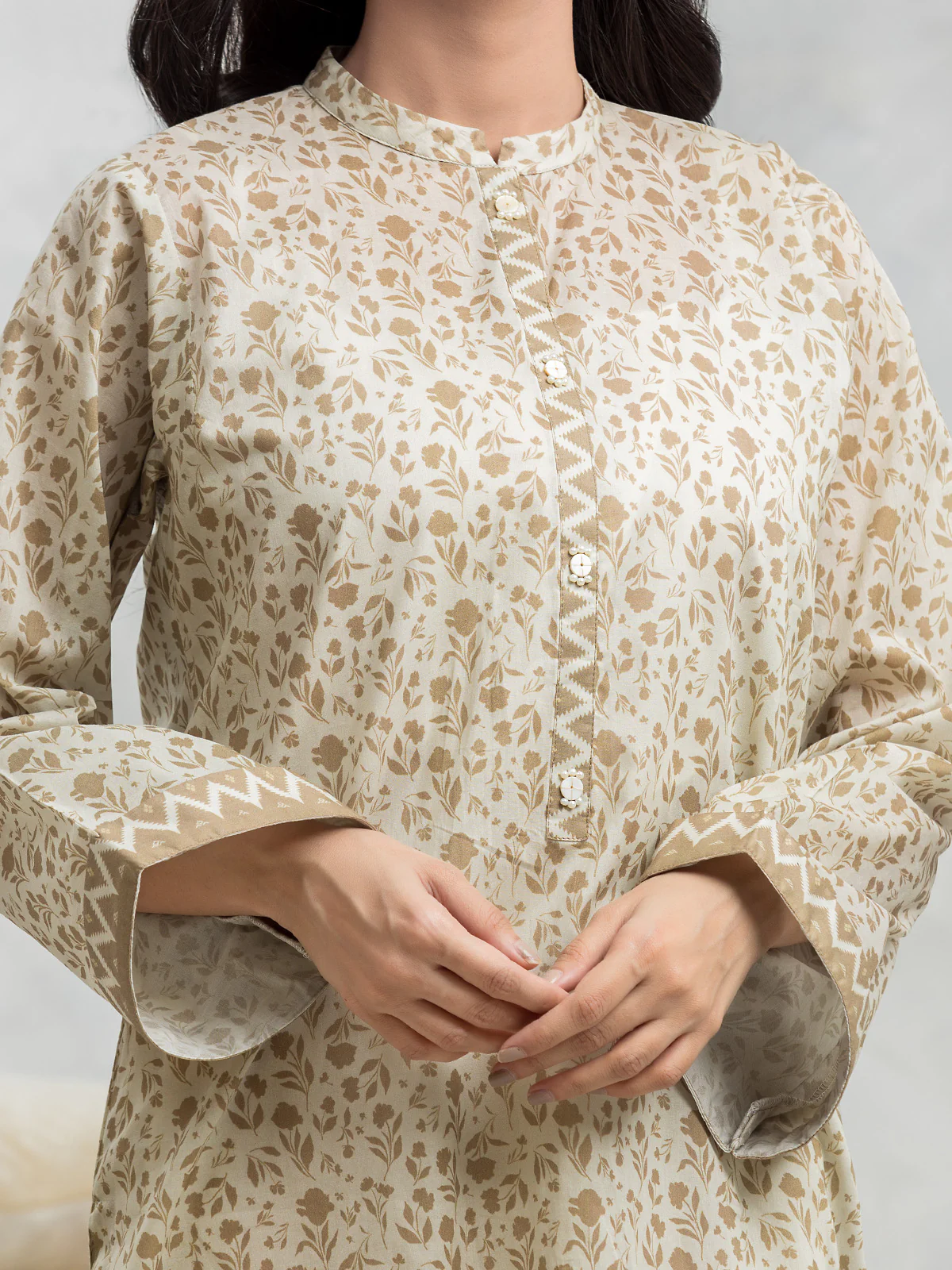 Unstitched Printed Lawn Suit - EWU24A1-28418-3P - Image 5
