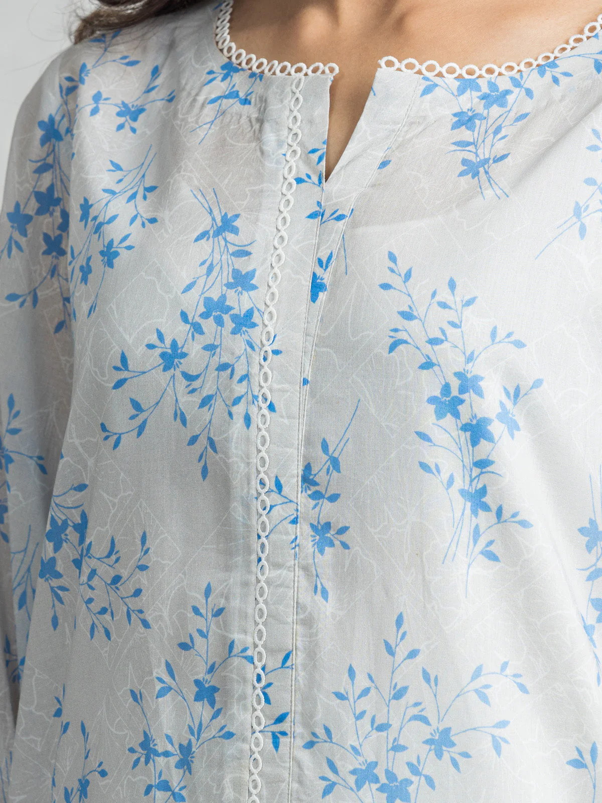 Unstitched Printed Lawn Suit - EWU24A1-28441-3P - Image 3
