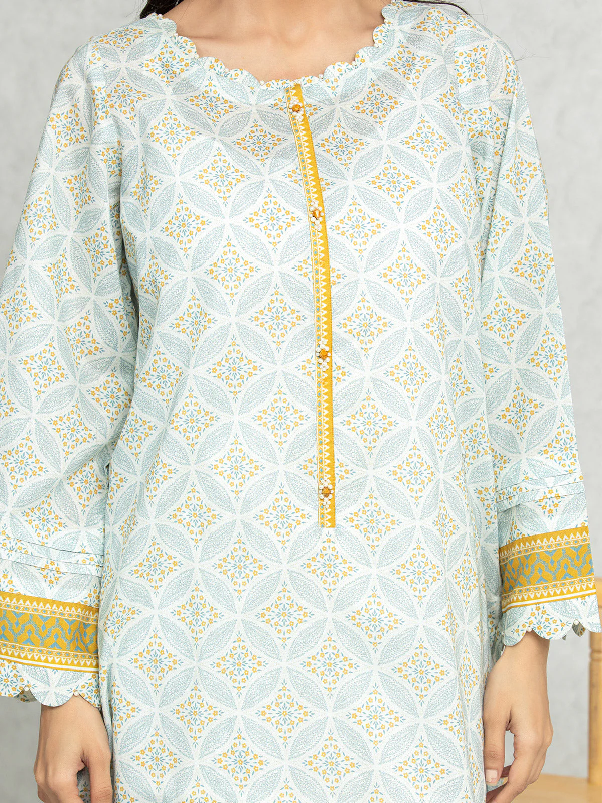Unstitched Printed Lawn Suit - EWU24A1-28461-3P - Image 2