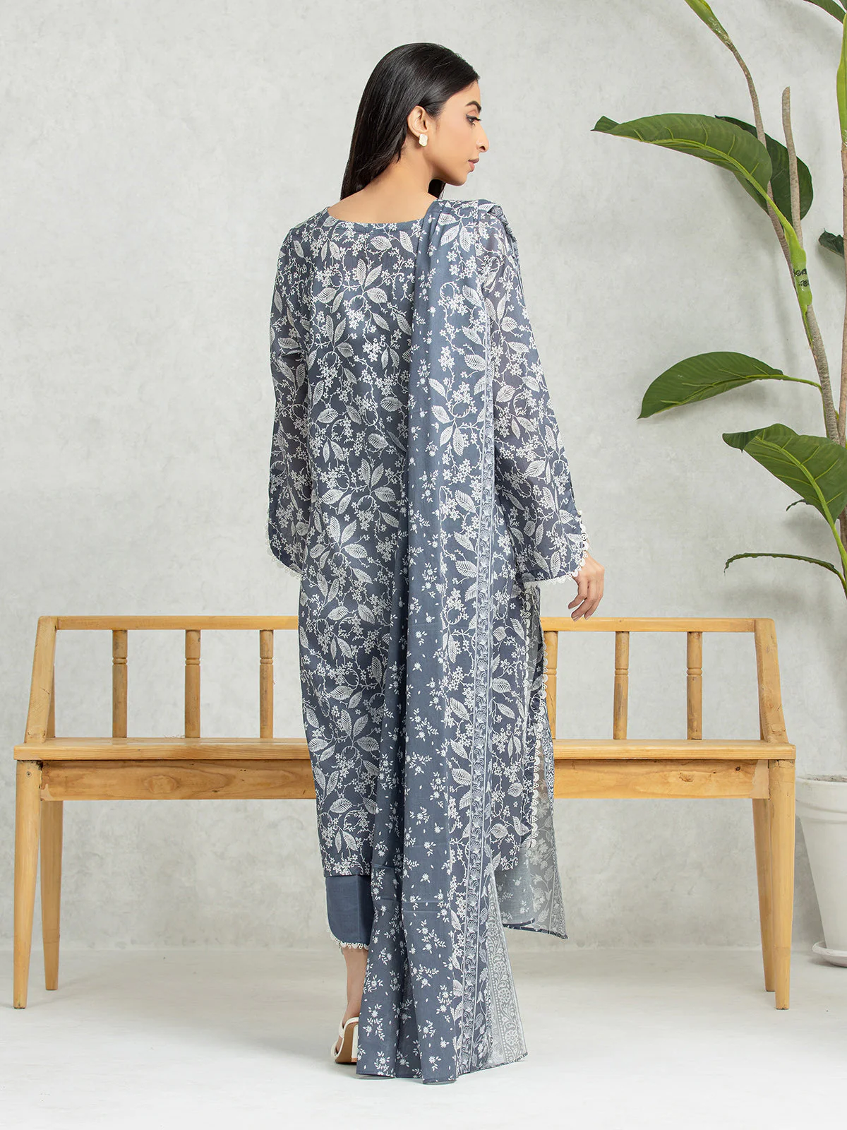 Unstitched Printed Lawn Suit - EWU24A1-28501-3P - Image 2