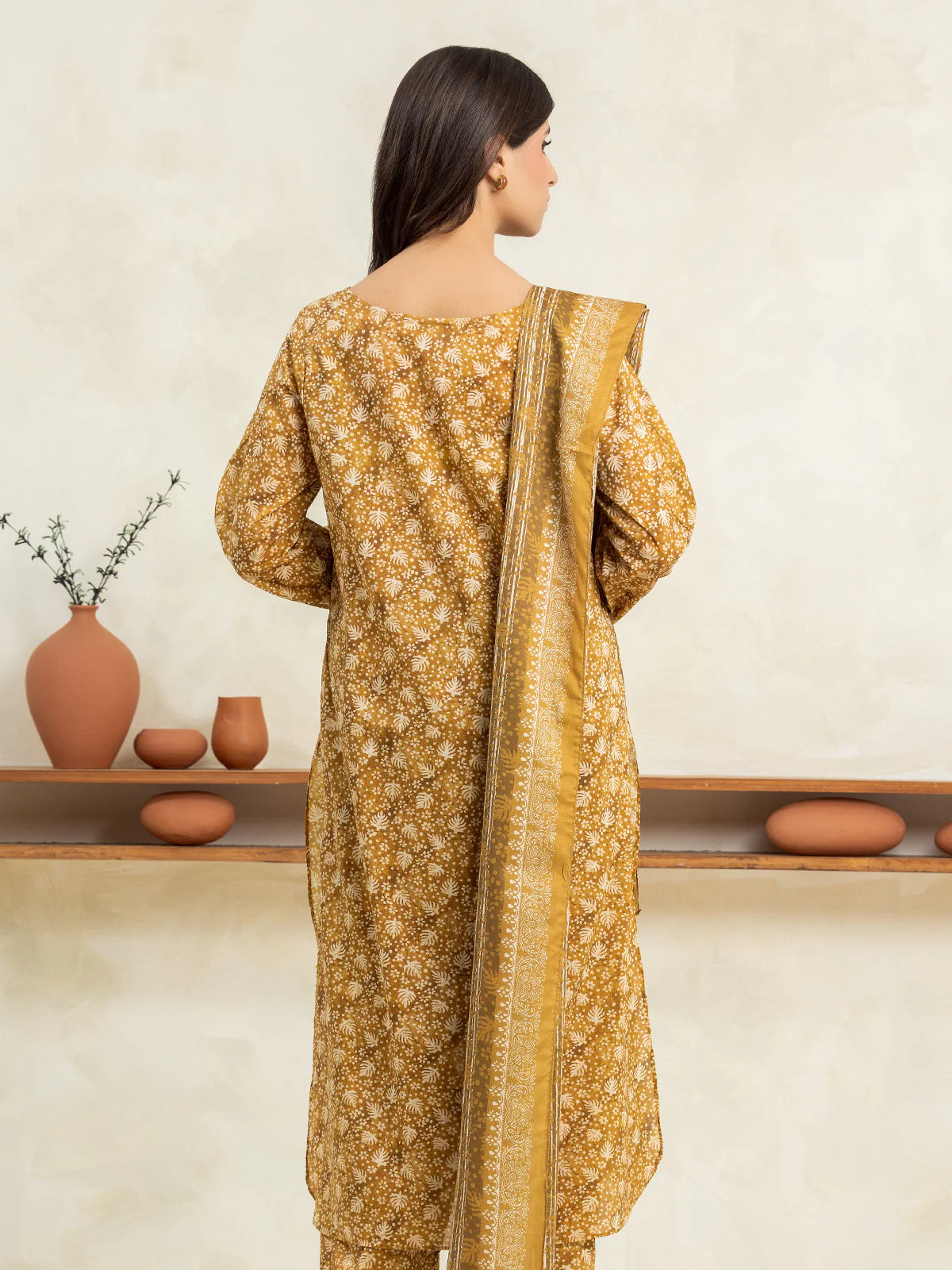 Unstitched Printed Lawn Suit - EWU24A1-28521-3P - Image 5