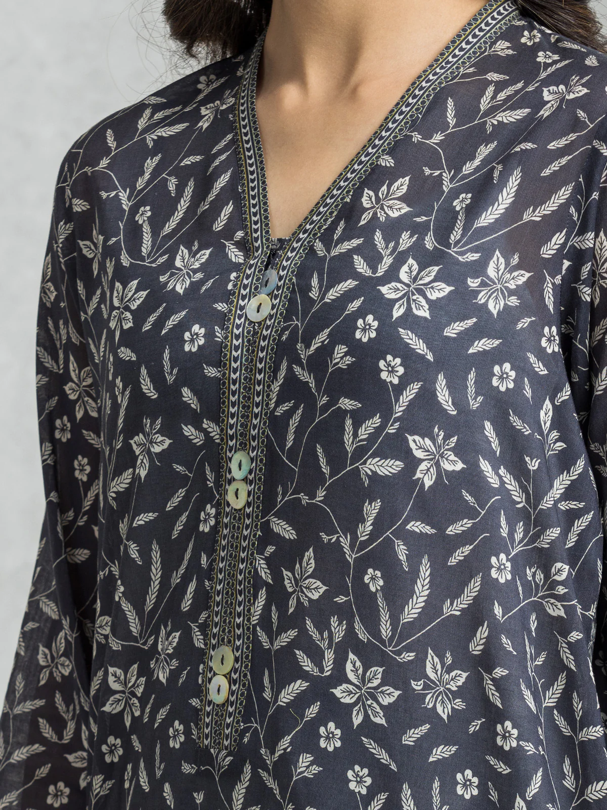 Unstitched Printed Lawn Suit - EWU24A1-28566-3P - Image 3