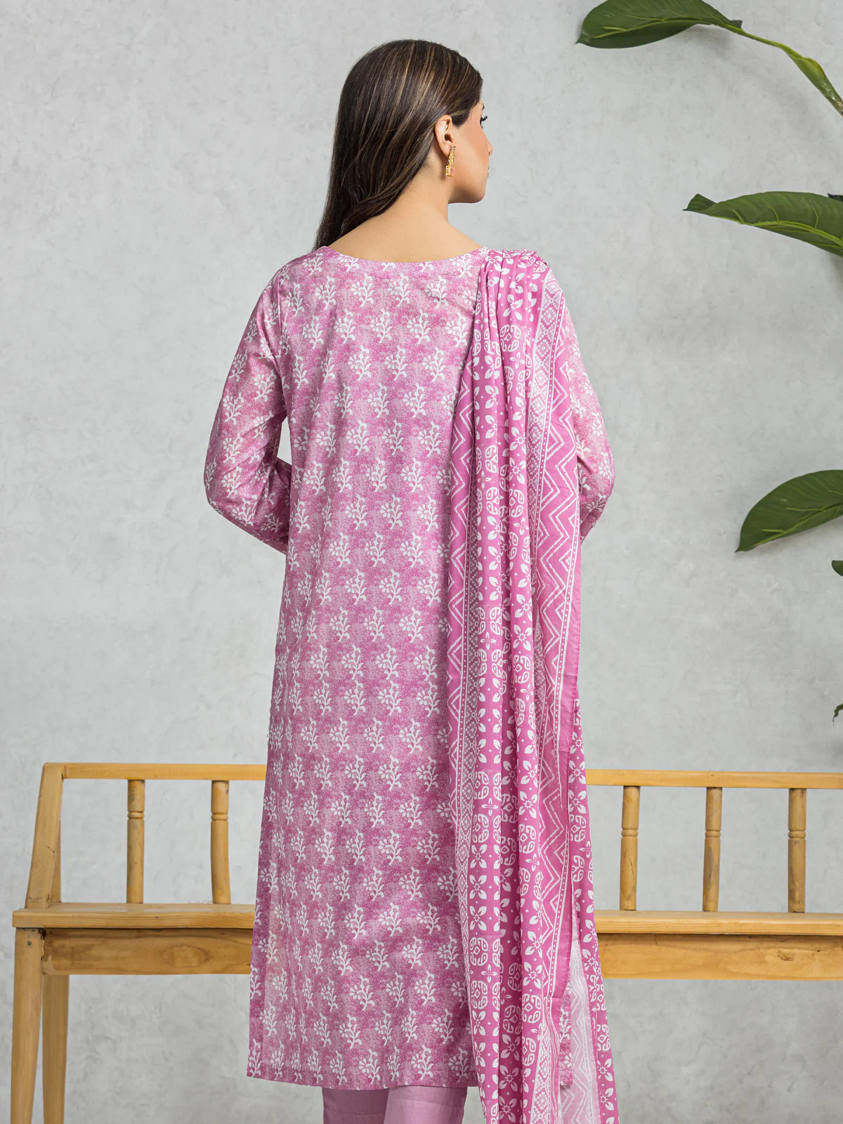 Unstitched Printed Lawn Suit - EWU24A1-28574-3P - Image 2