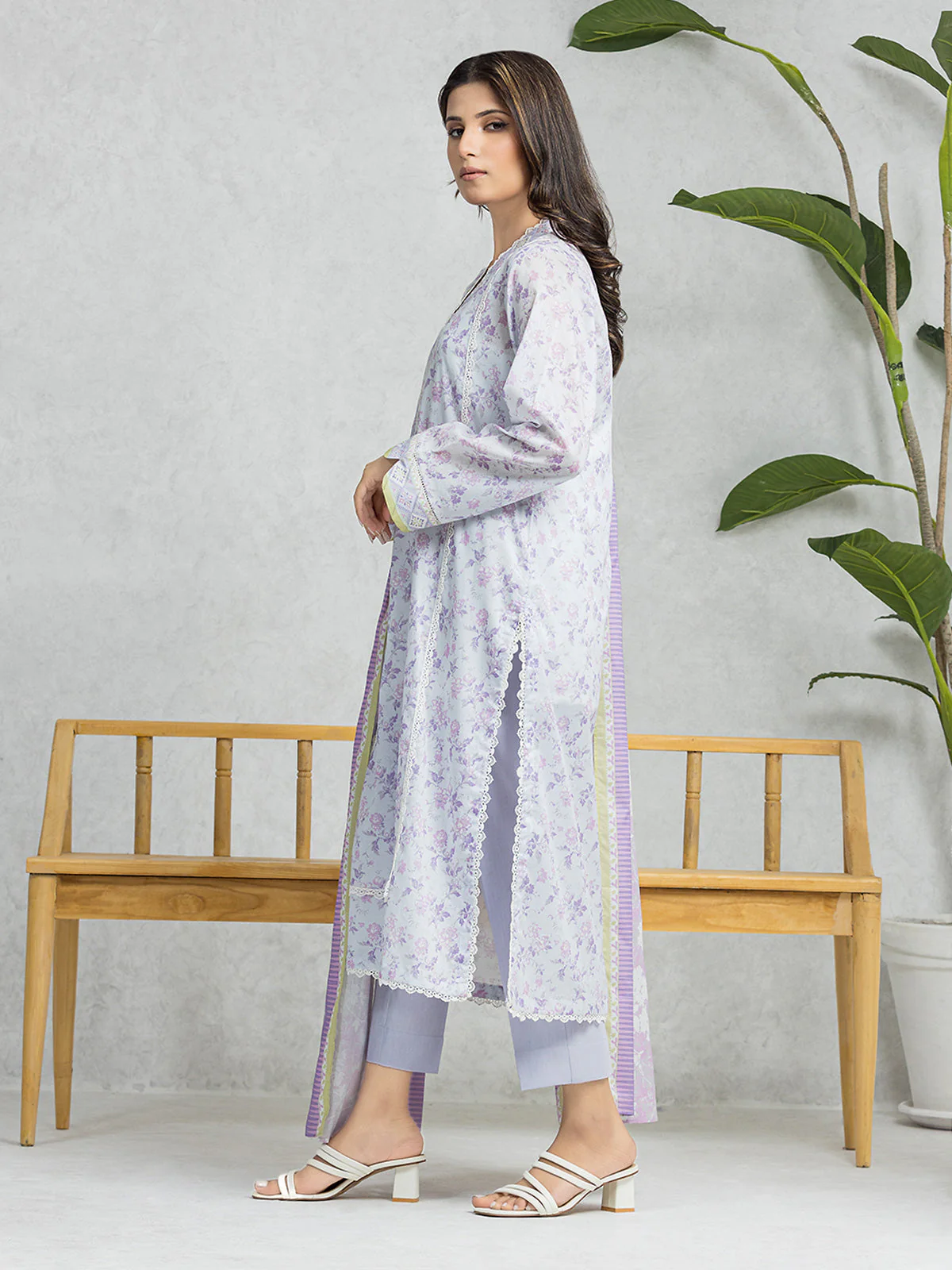 Unstitched Printed Lawn Suit - EWU24A1-28577-3P - Image 2