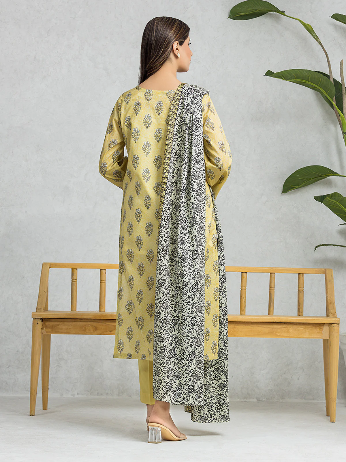 Unstitched Printed Lawn Suit - EWU24A1-28580-3P - Image 6
