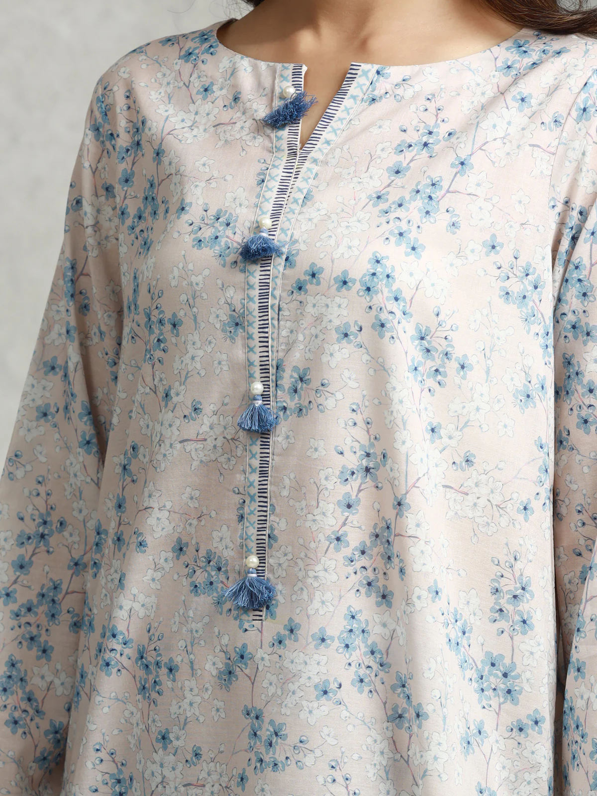 Unstitched Printed Lawn Suit - EWU24A1-28612-3P - Image 2