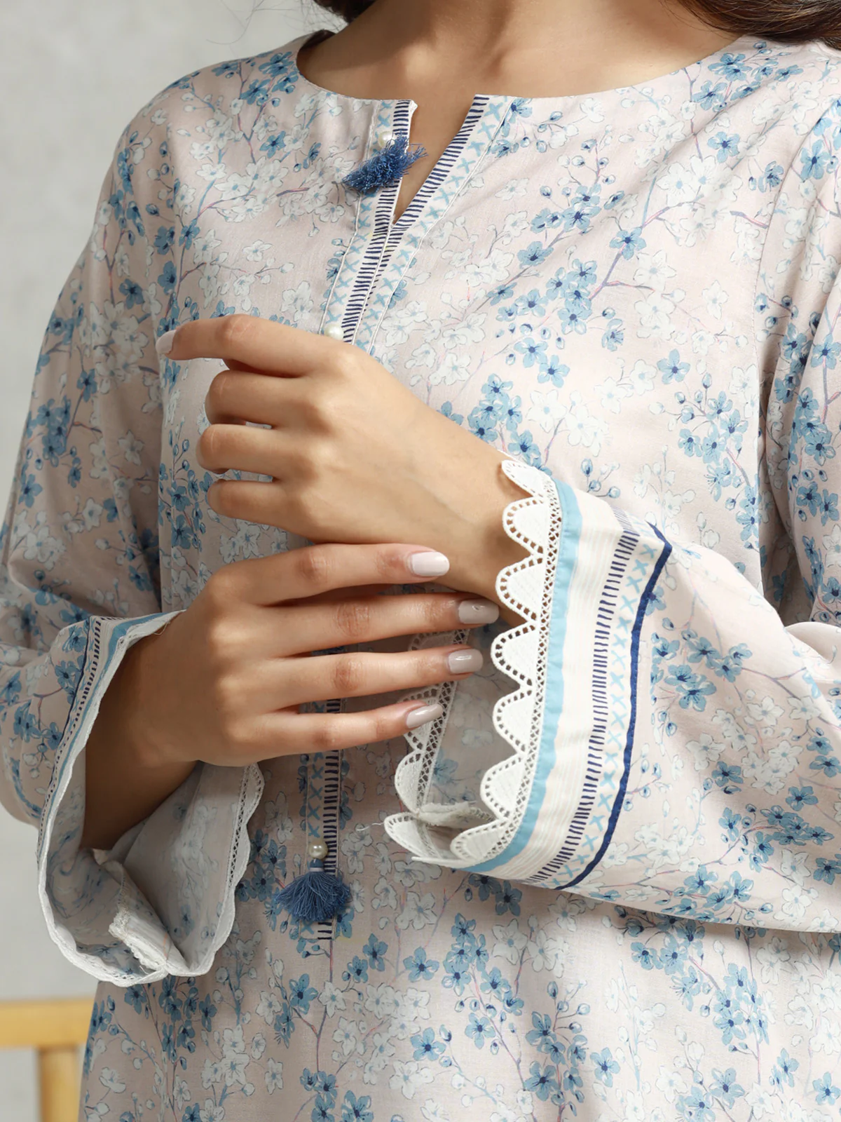 Unstitched Printed Lawn Suit - EWU24A1-28612-3P - Image 3