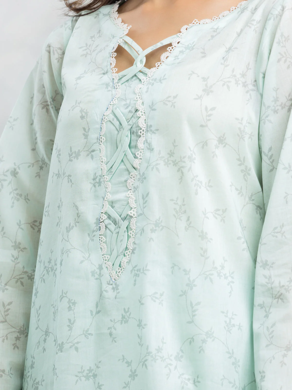 Unstitched Printed Lawn Suit - EWU24A1-29002-3P - Image 2
