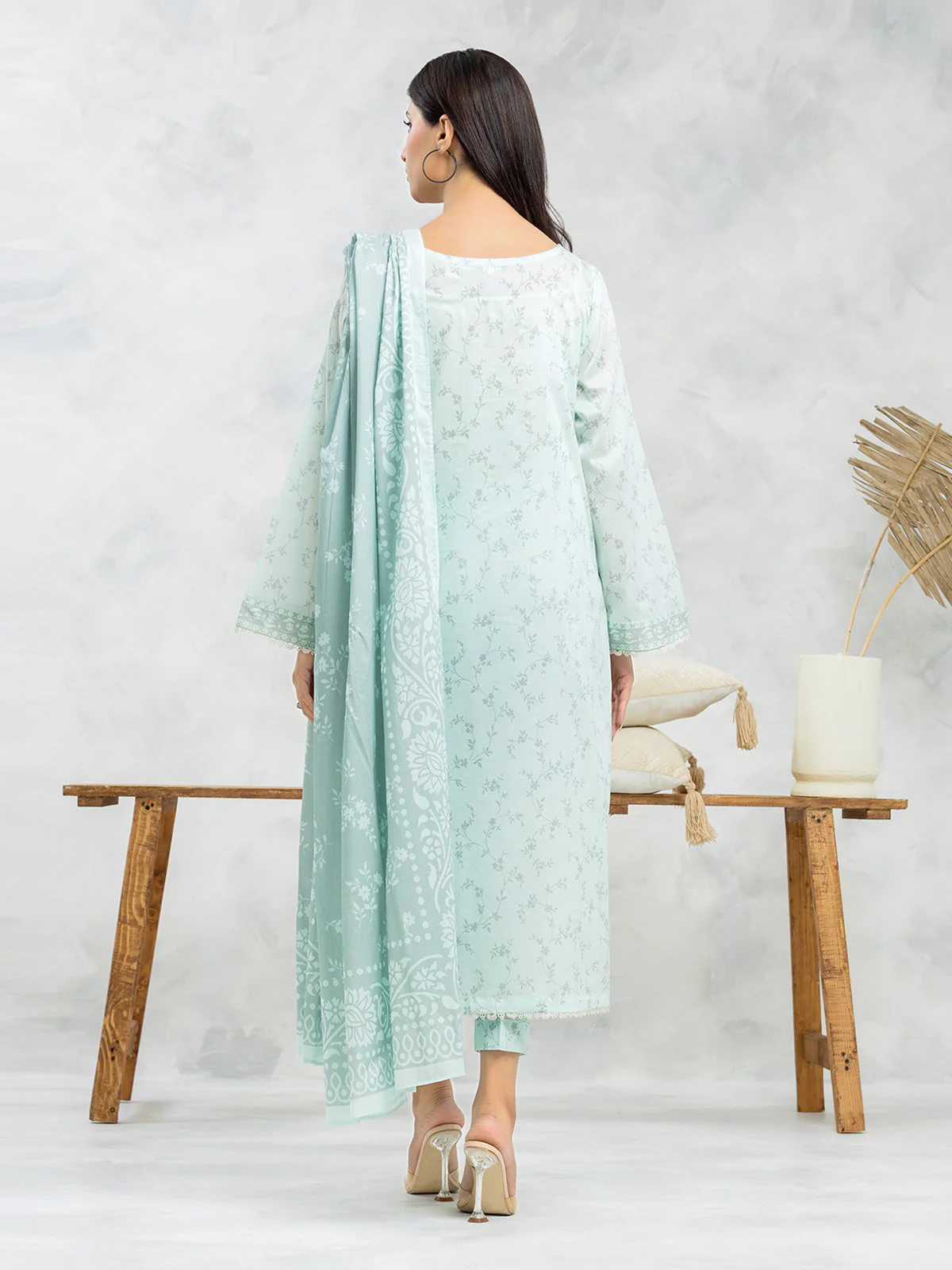 Unstitched Printed Lawn Suit - EWU24A1-29002-3P - Image 4