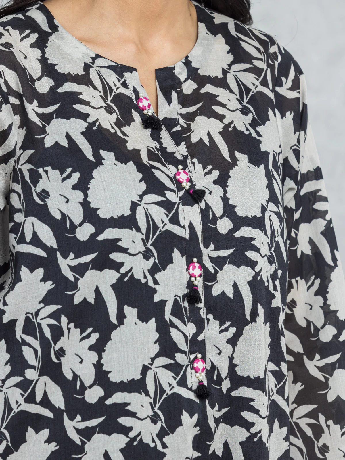 Unstitched Printed Lawn Suit - EWU24A1-29009-3P - Image 2