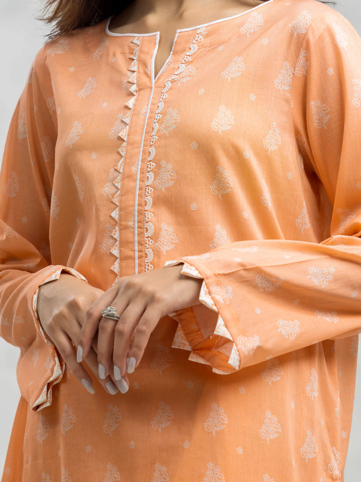 Unstitched Printed Lawn Suit - EWU24A1-29010-3P - Image 2