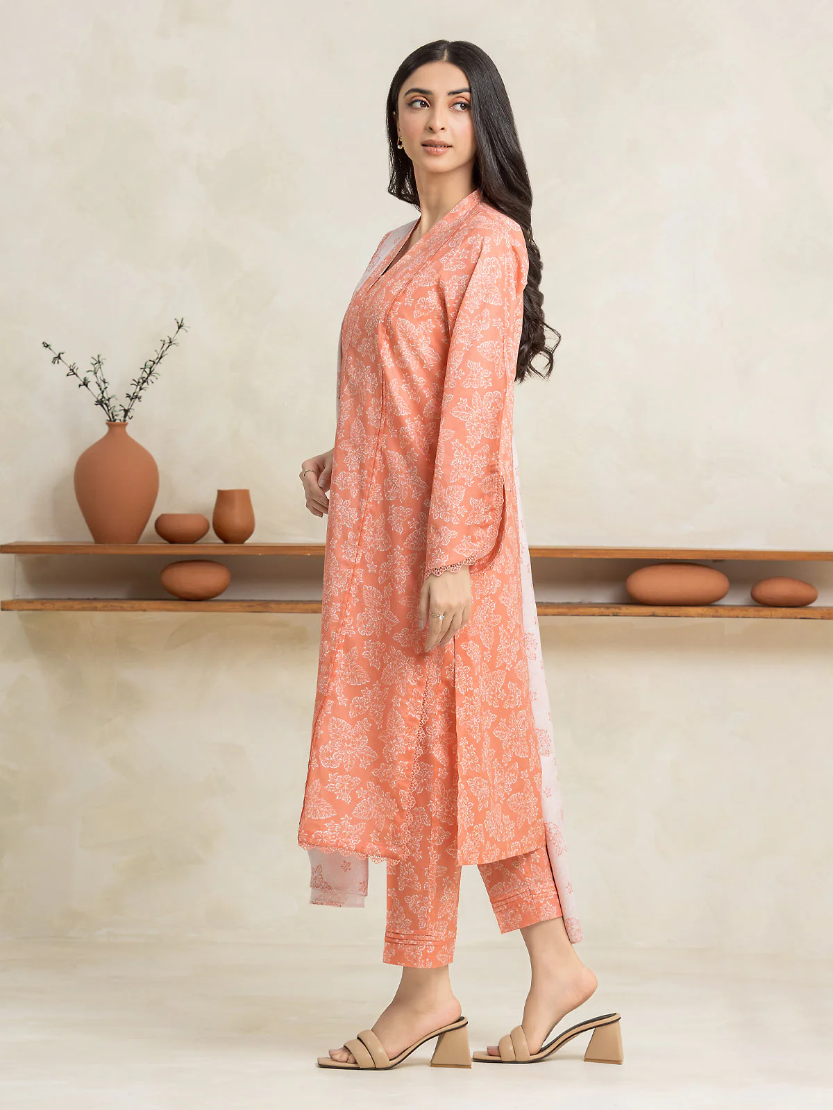 Unstitched Printed Lawn Suit - EWU24A1-29017-3P - Image 2