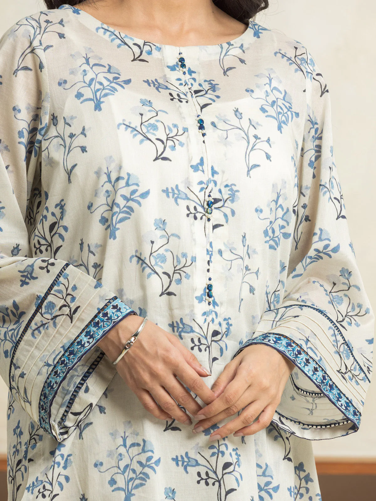 Unstitched Printed Lawn Suit - EWU24A1-29023-3P - Image 3