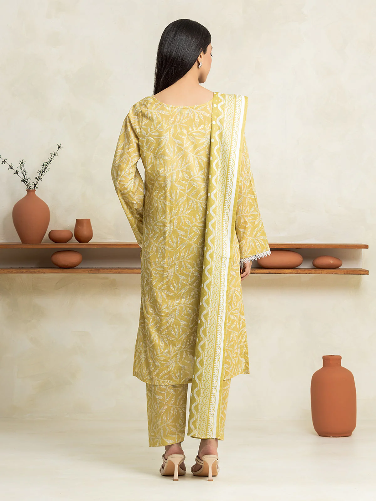 Unstitched Printed Lawn Suit - EWU24A1-29027-3P - Image 5