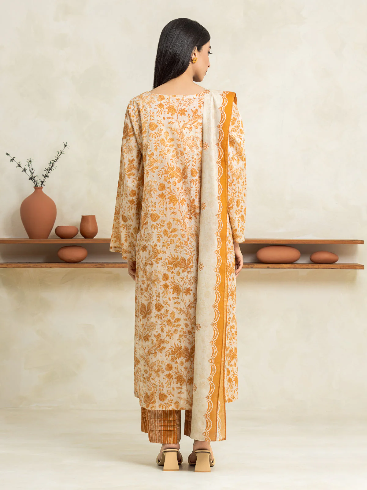 Unstitched Printed Lawn Suit - EWU24A1-29028-3P - Image 4