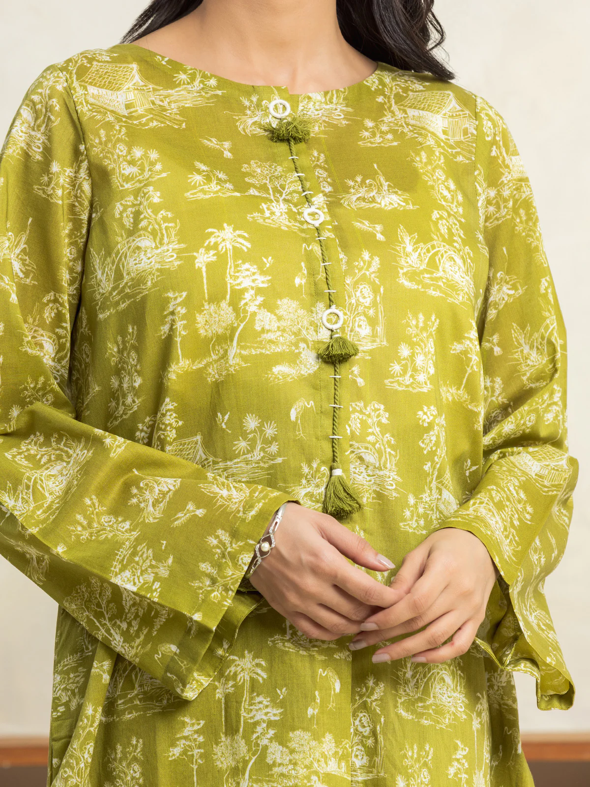 Unstitched Printed Lawn Suit - EWU24A1-29040-3P - Image 3