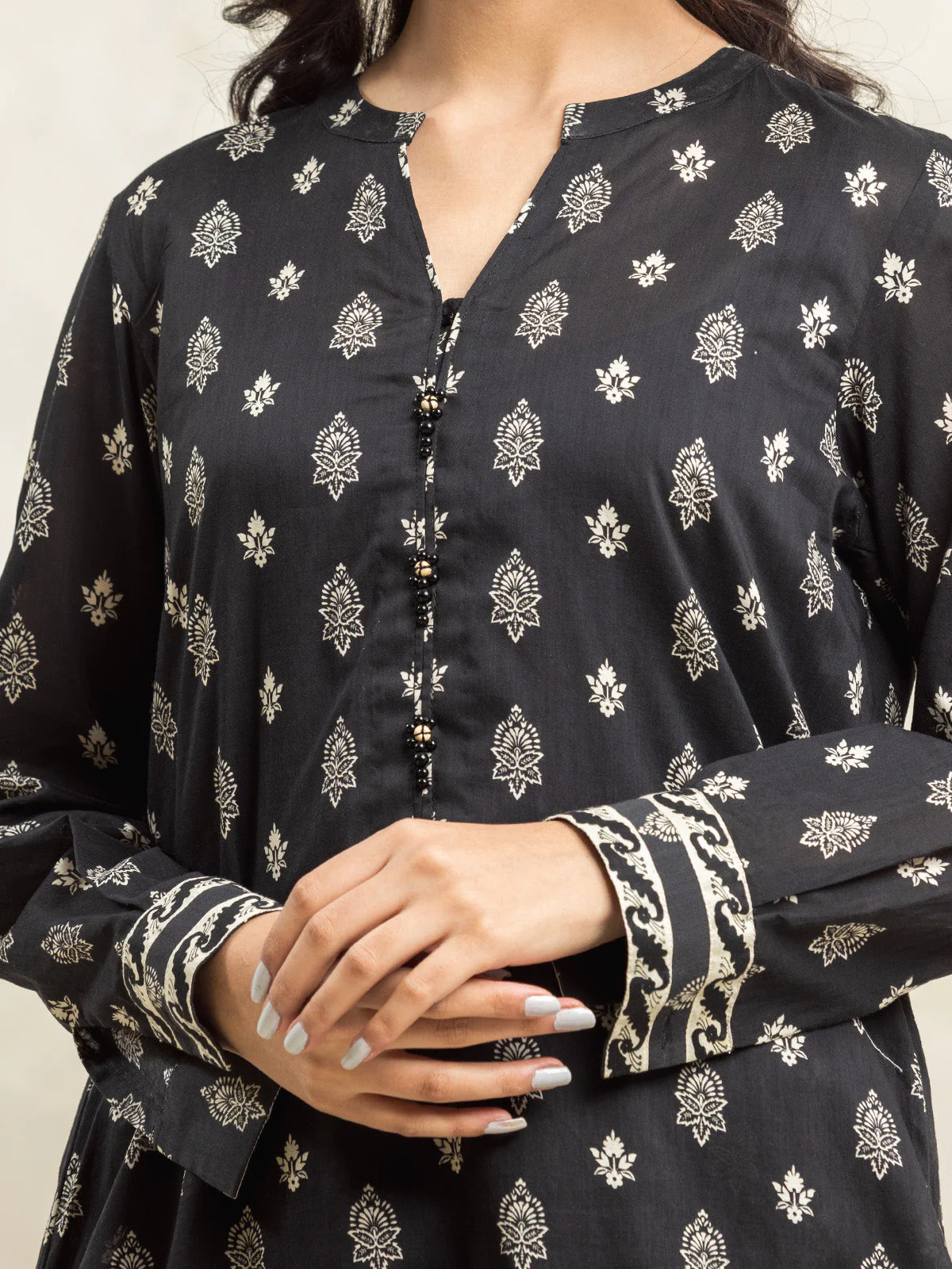 Unstitched Printed Lawn Suit - EWU24A1-29048-3P - Image 3
