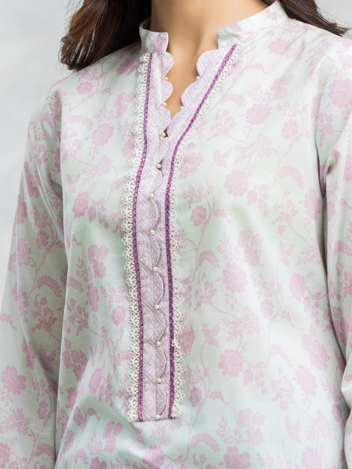 Unstitched Printed Lawn Suit - EWU24A1-29055-3P - Image 2