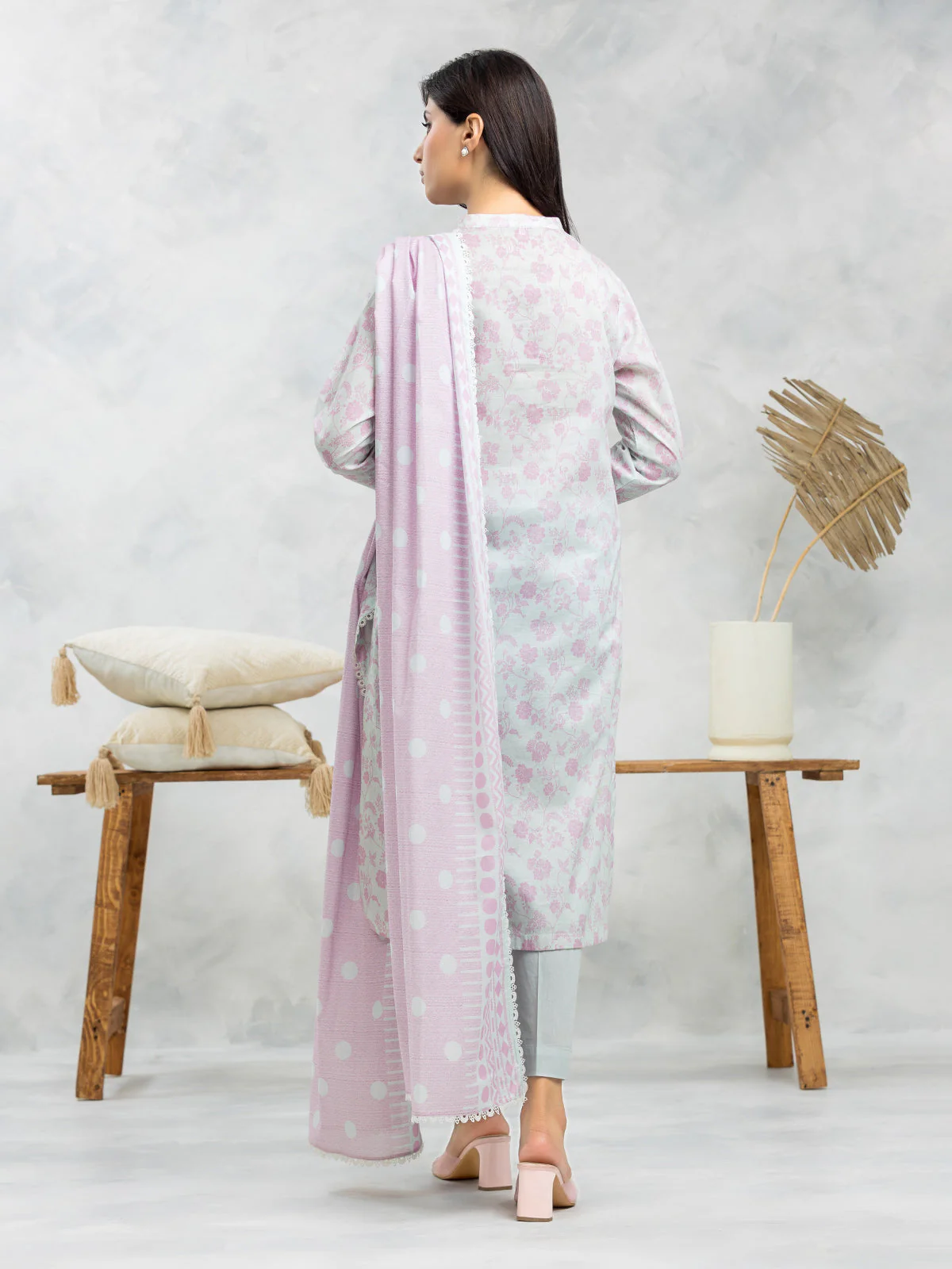 Unstitched Printed Lawn Suit - EWU24A1-29055-3P - Image 3
