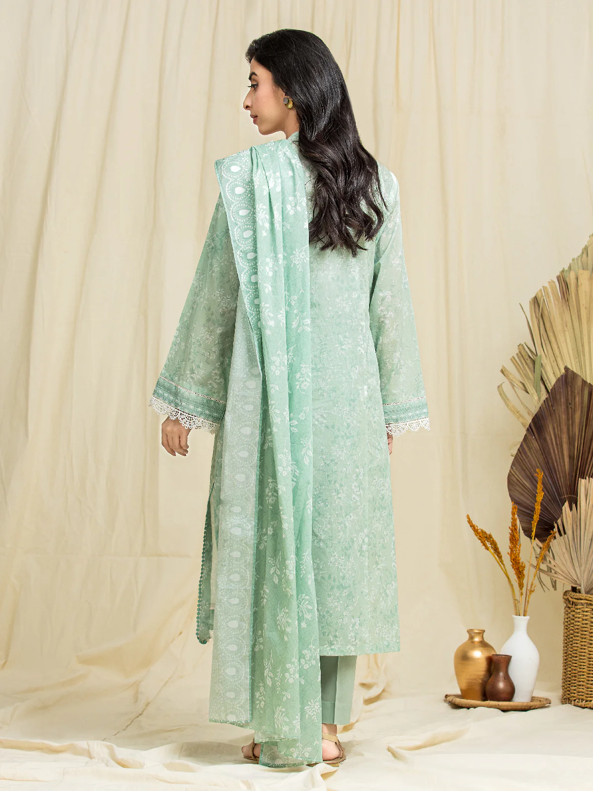 Unstitched Printed Lawn Suit - EWU24A1-29063-3P - Image 2