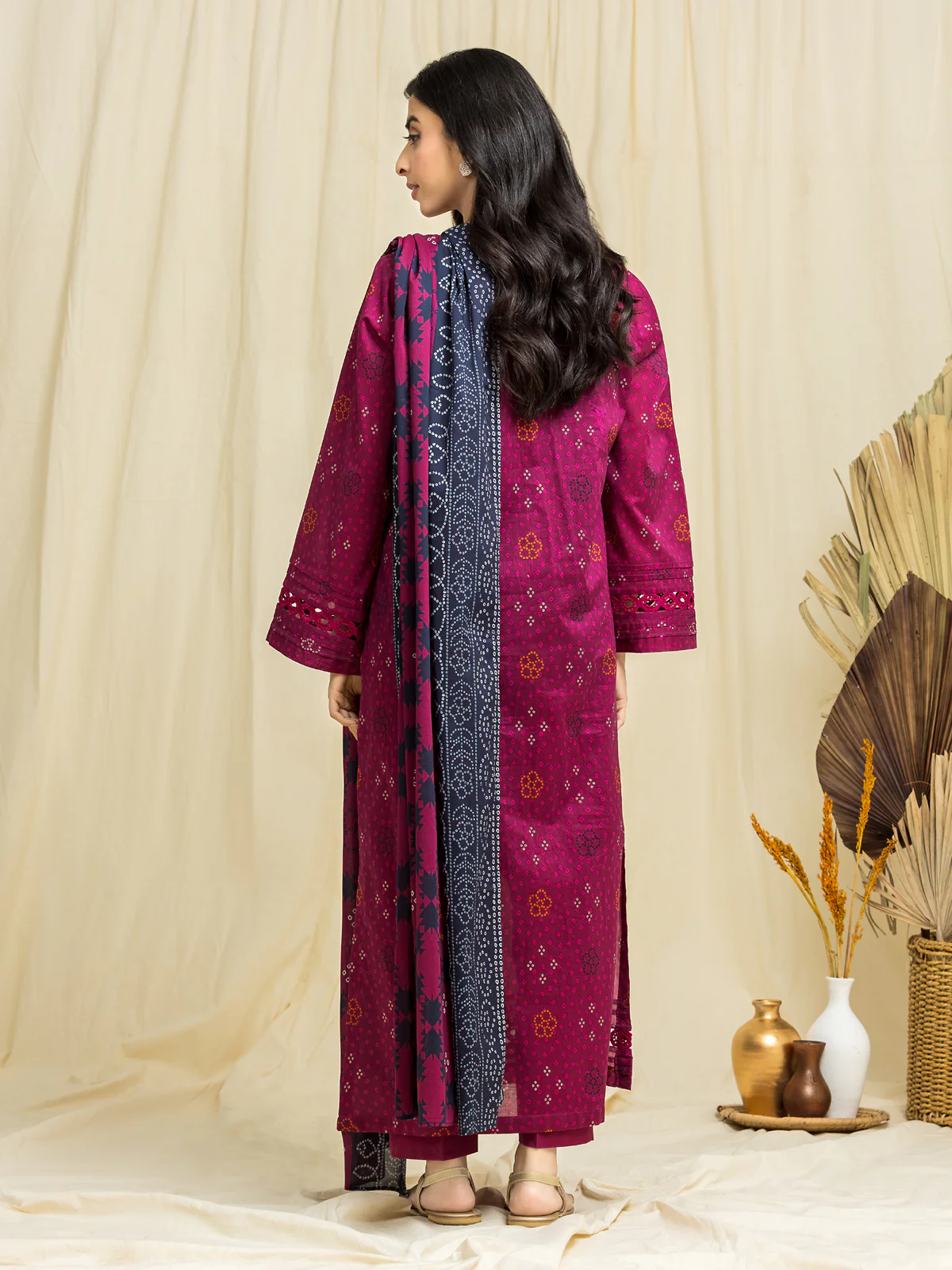 Unstitched Printed Lawn Suit - EWU24A1-29064-3P - Image 2