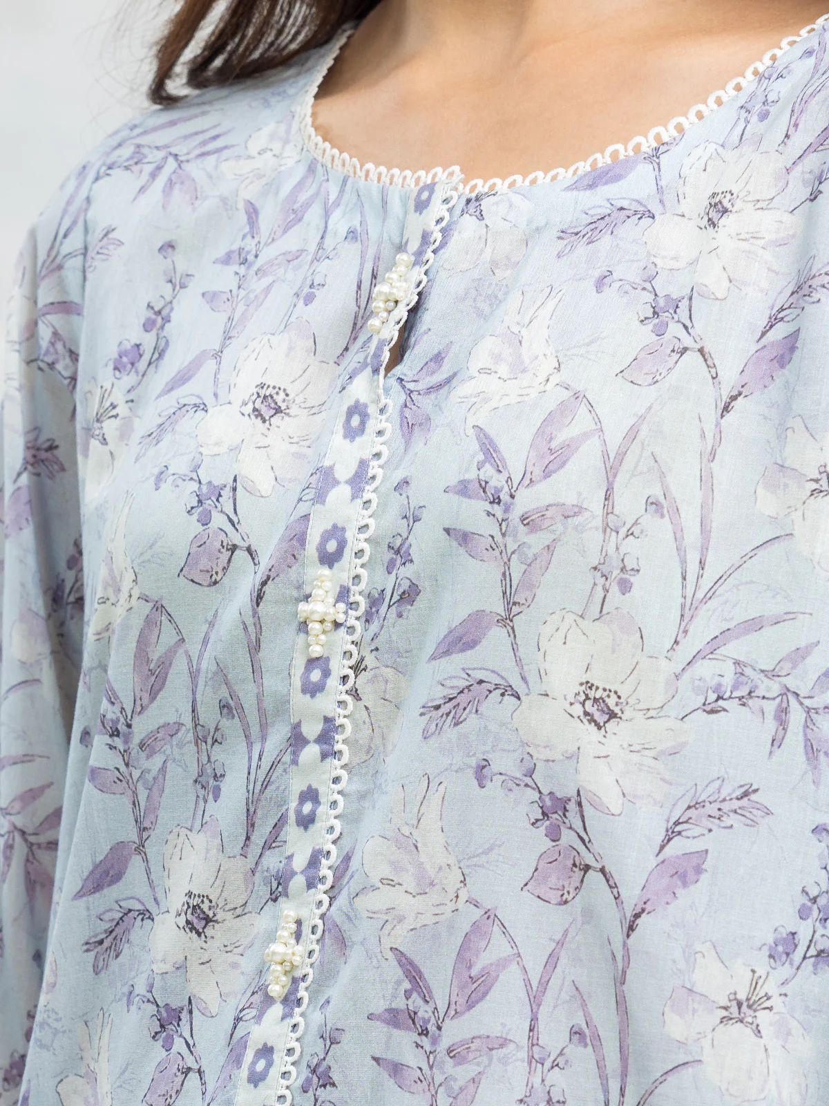 Unstitched Printed Lawn Suit - EWU24A1-29078-3P - Image 2