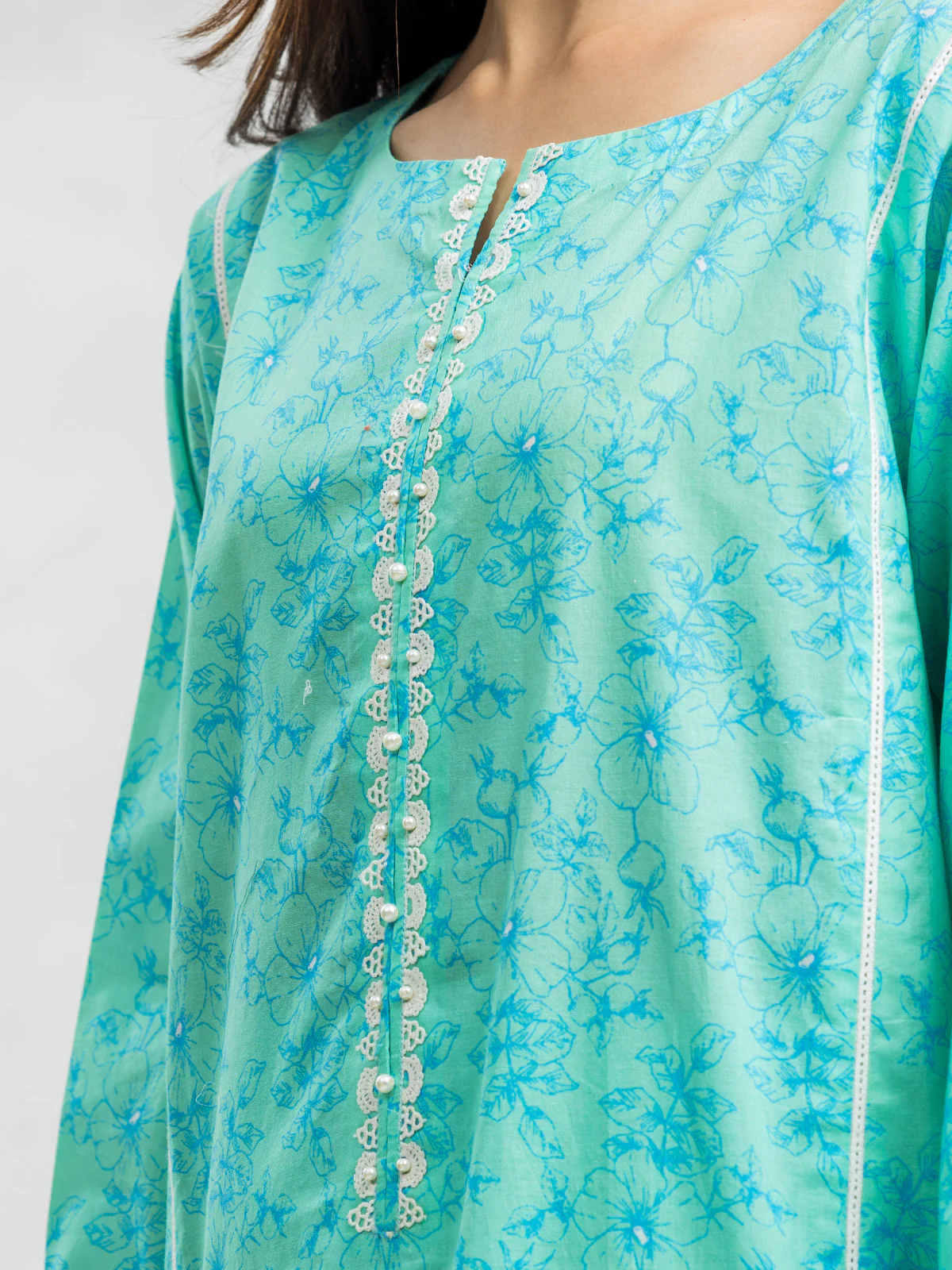 Unstitched Printed Lawn Suit - EWU24A1-29082-3P - Image 2