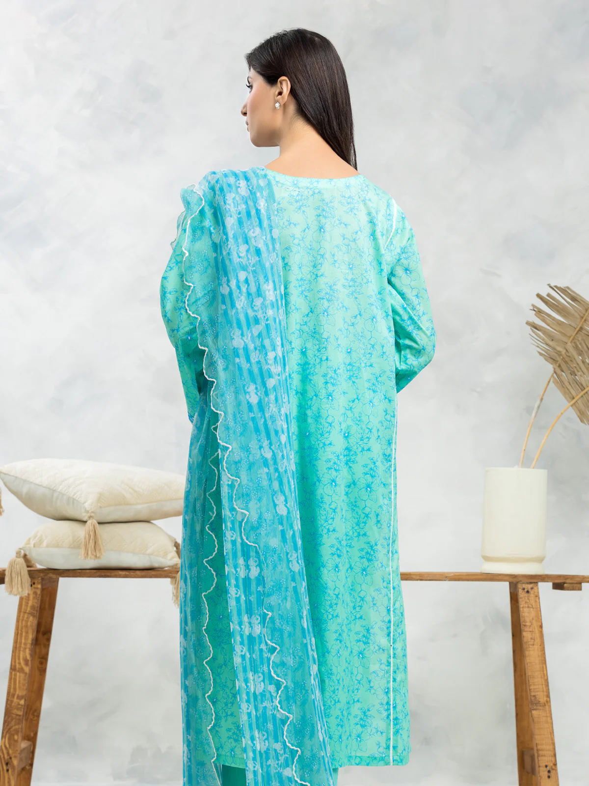 Unstitched Printed Lawn Suit - EWU24A1-29082-3P - Image 4