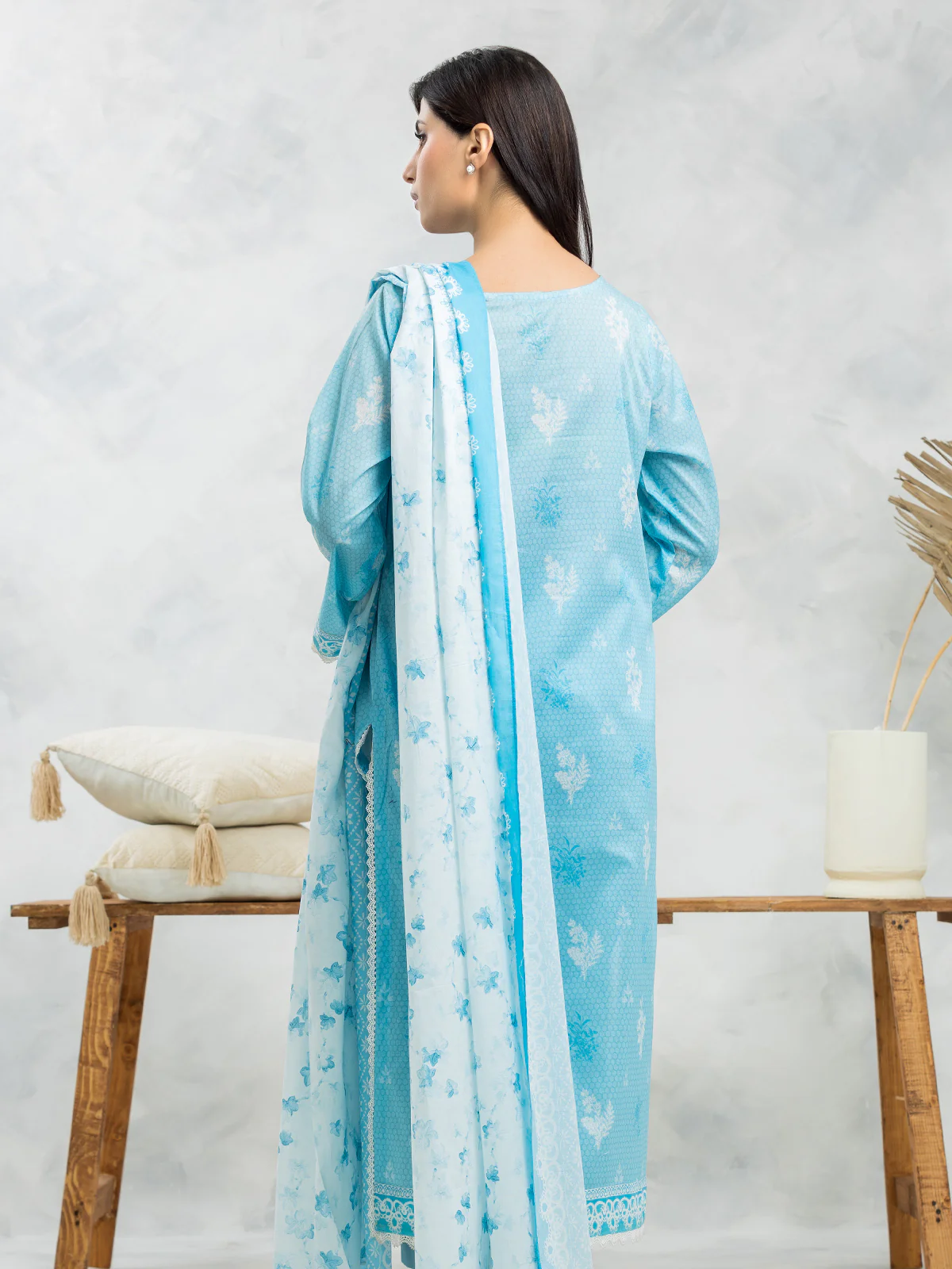 Unstitched Printed Lawn Suit - EWU24A1-29094-3P - Image 2