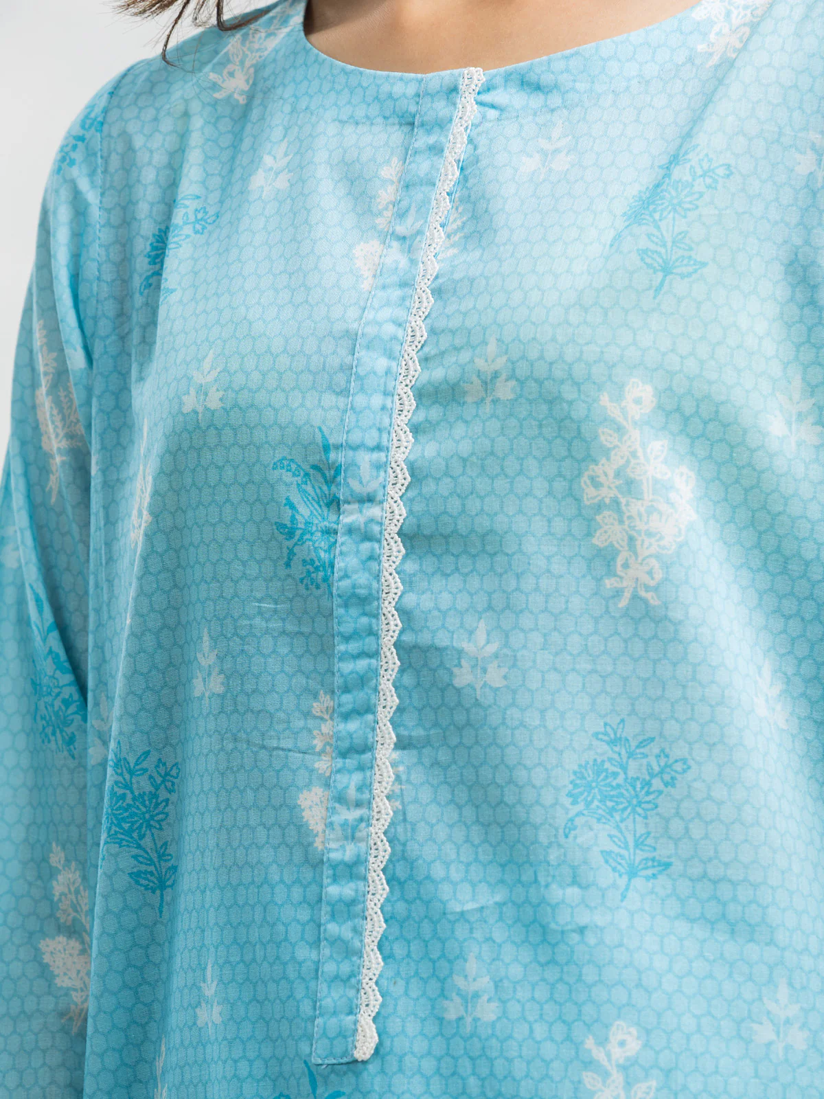 Unstitched Printed Lawn Suit - EWU24A1-29094-3P - Image 3