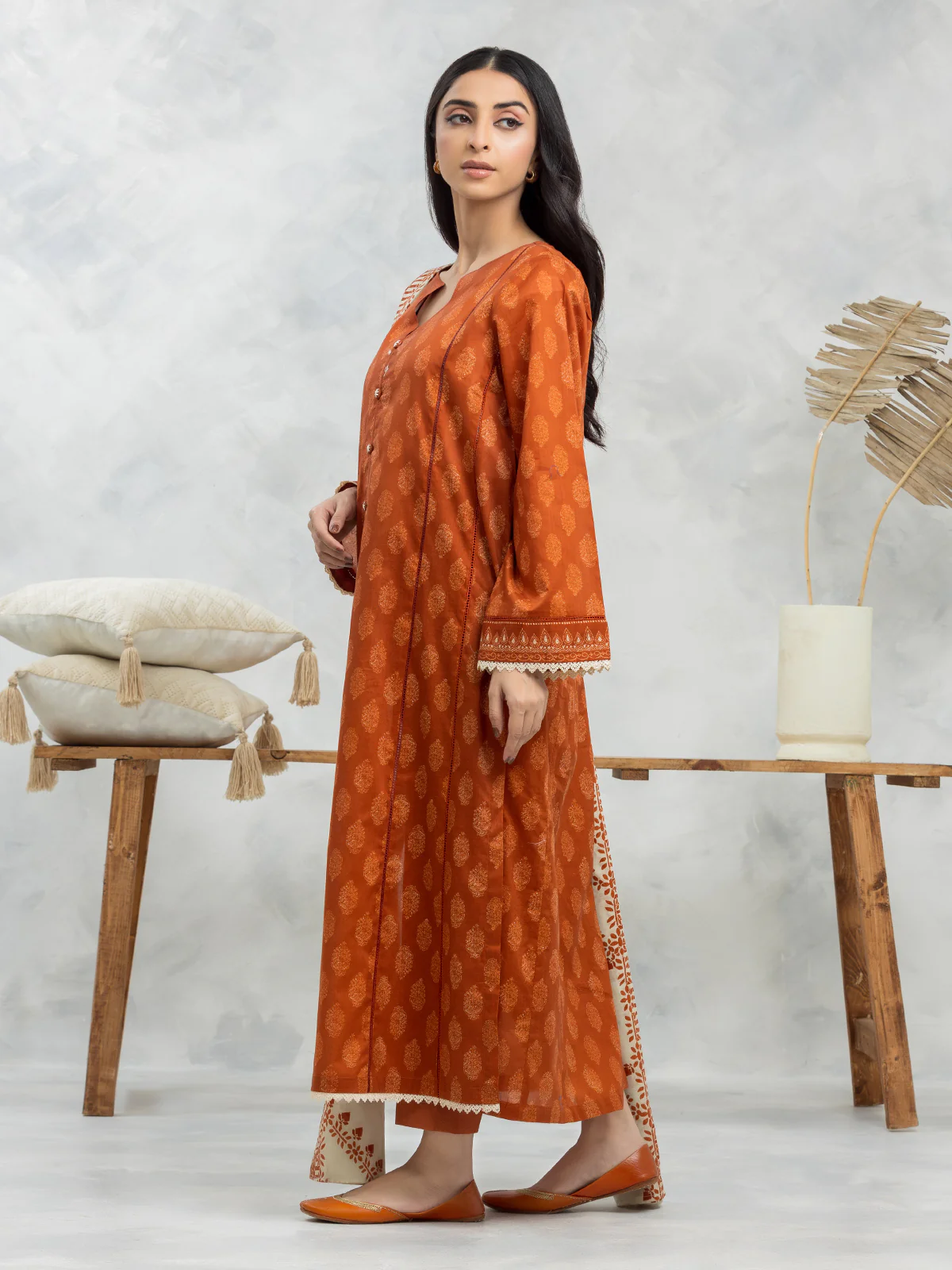 Unstitched Printed Lawn Suit - EWU24A1-29115-3P - Image 2