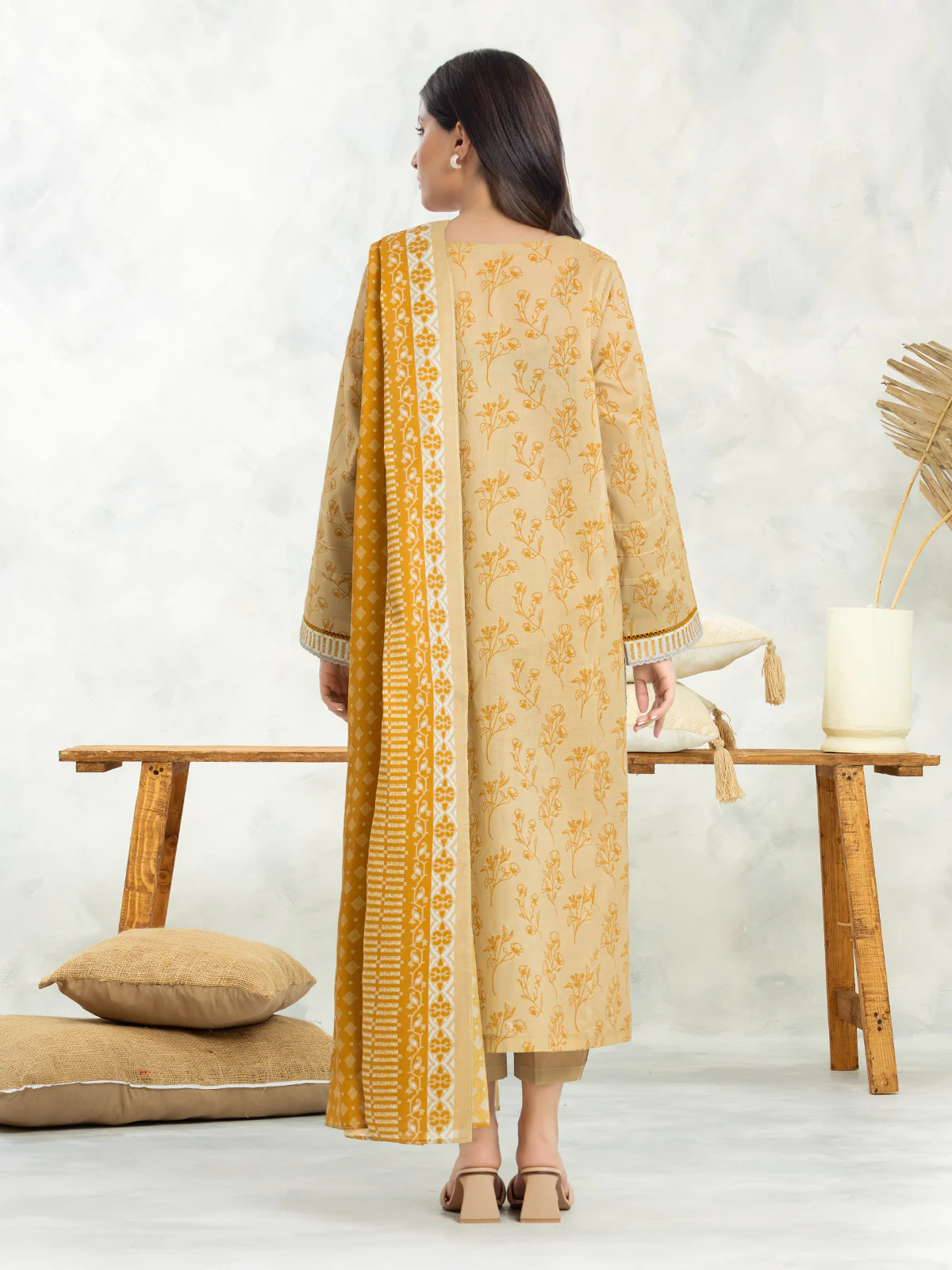 Unstitched Printed Lawn Suit - EWU24A1-29136-3P - Image 2