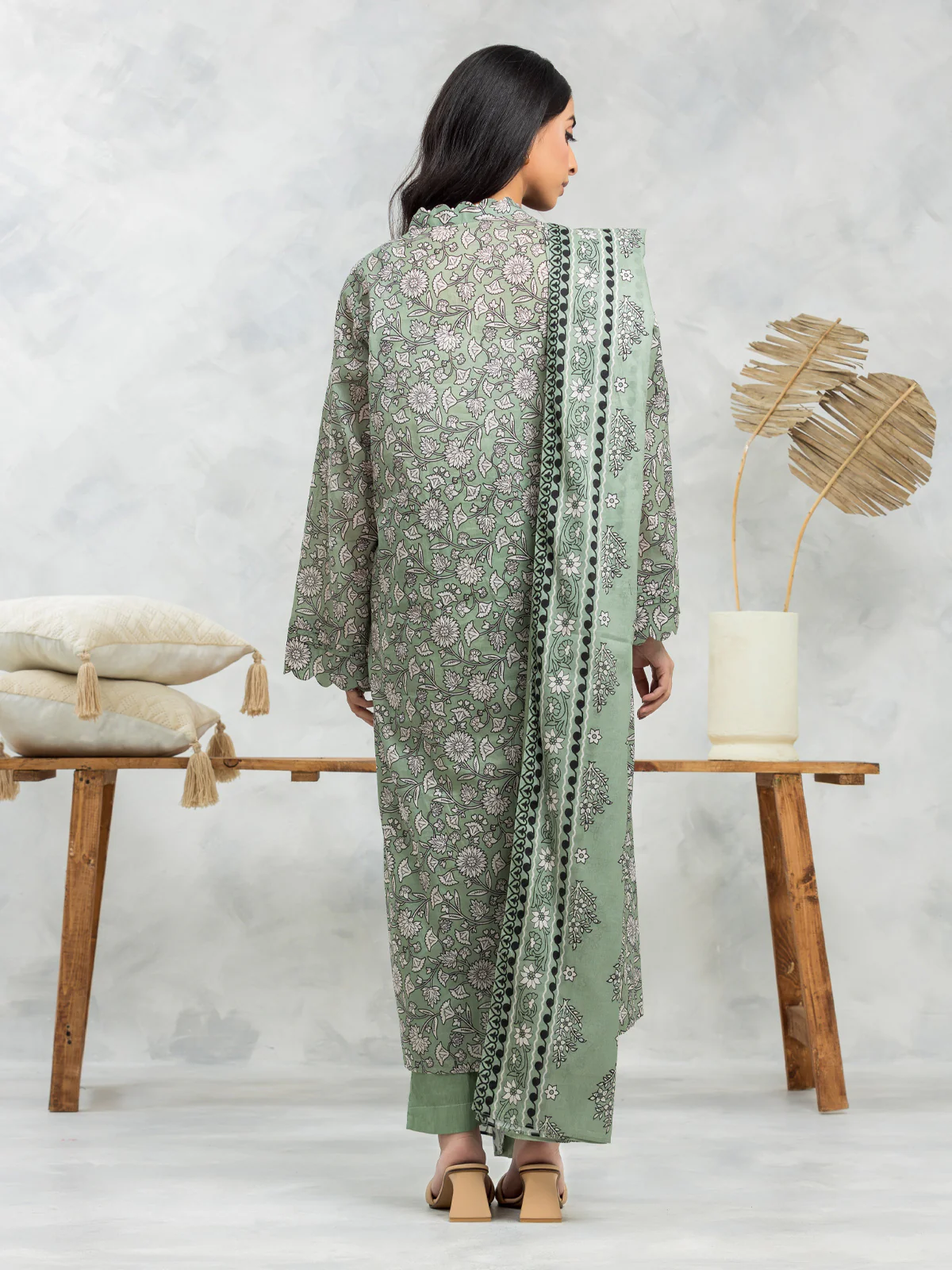 Unstitched Printed Lawn Suit - EWU24A1-29137-3P - Image 6
