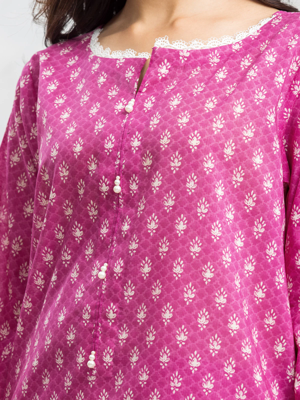 Unstitched Printed Lawn Suit - EWU24A1-29169-3P - Image 2